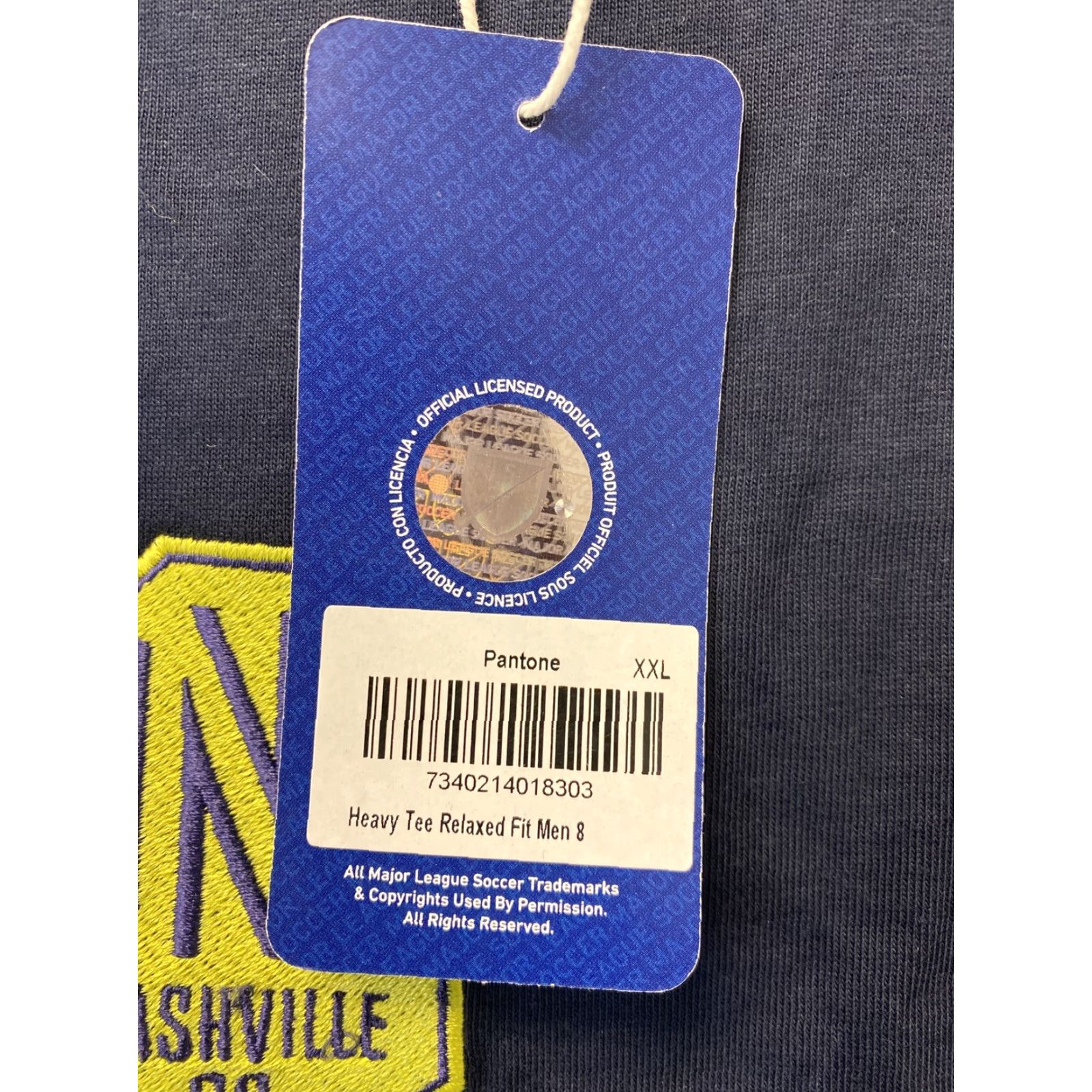 Vintage MLS Nashville Shirt Adult XXL Navy Casual Crew Neck Mens/99-26 Size US XXL / EU 58 / 5 - 4 Thumbnail