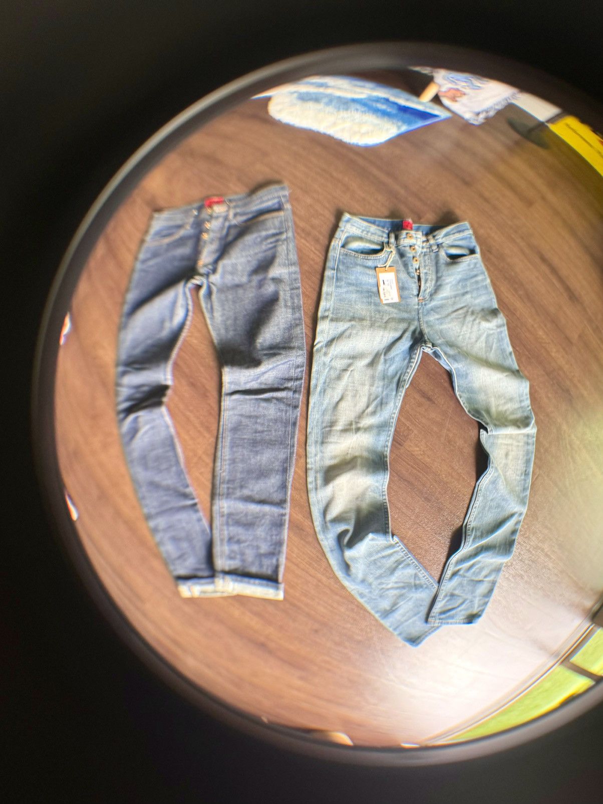 image of A P C x Kanye West Raw Demim + Washed Jeans | Bundled Price in Blue, Men's (Size 28)