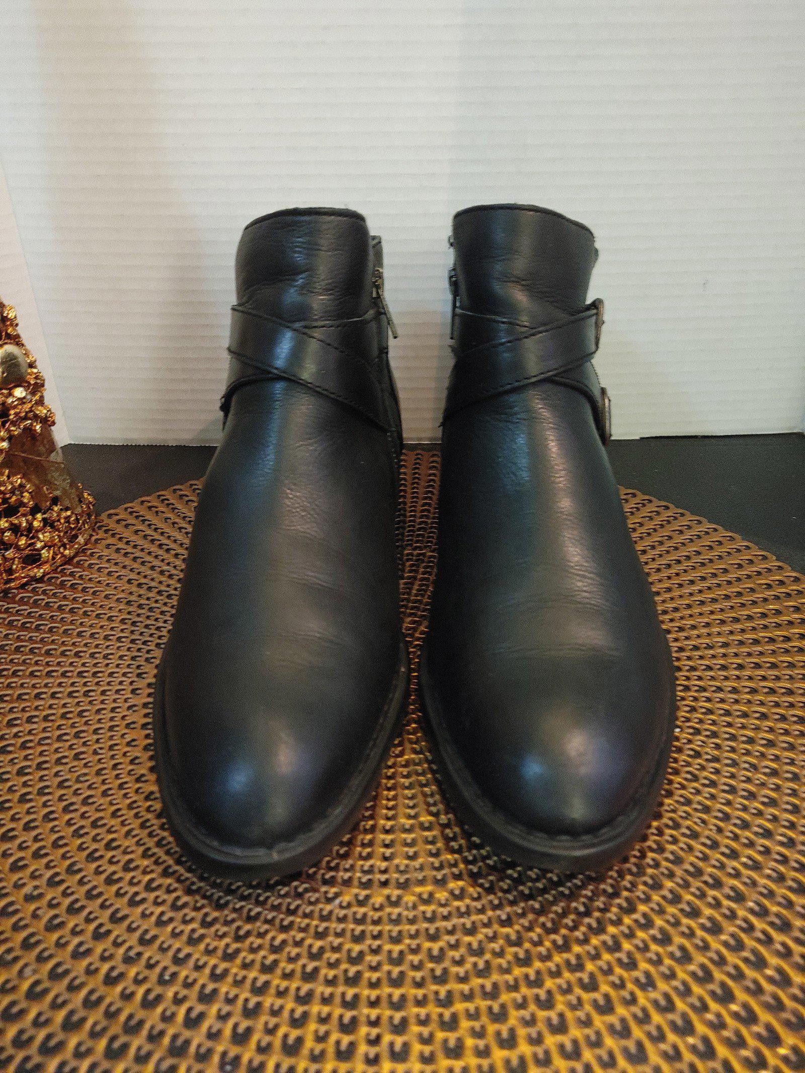 Born Born Women's Ozark Leather Booties Size 9.5 Size US 9.5 / IT 39.5 - 2 Thumbnail