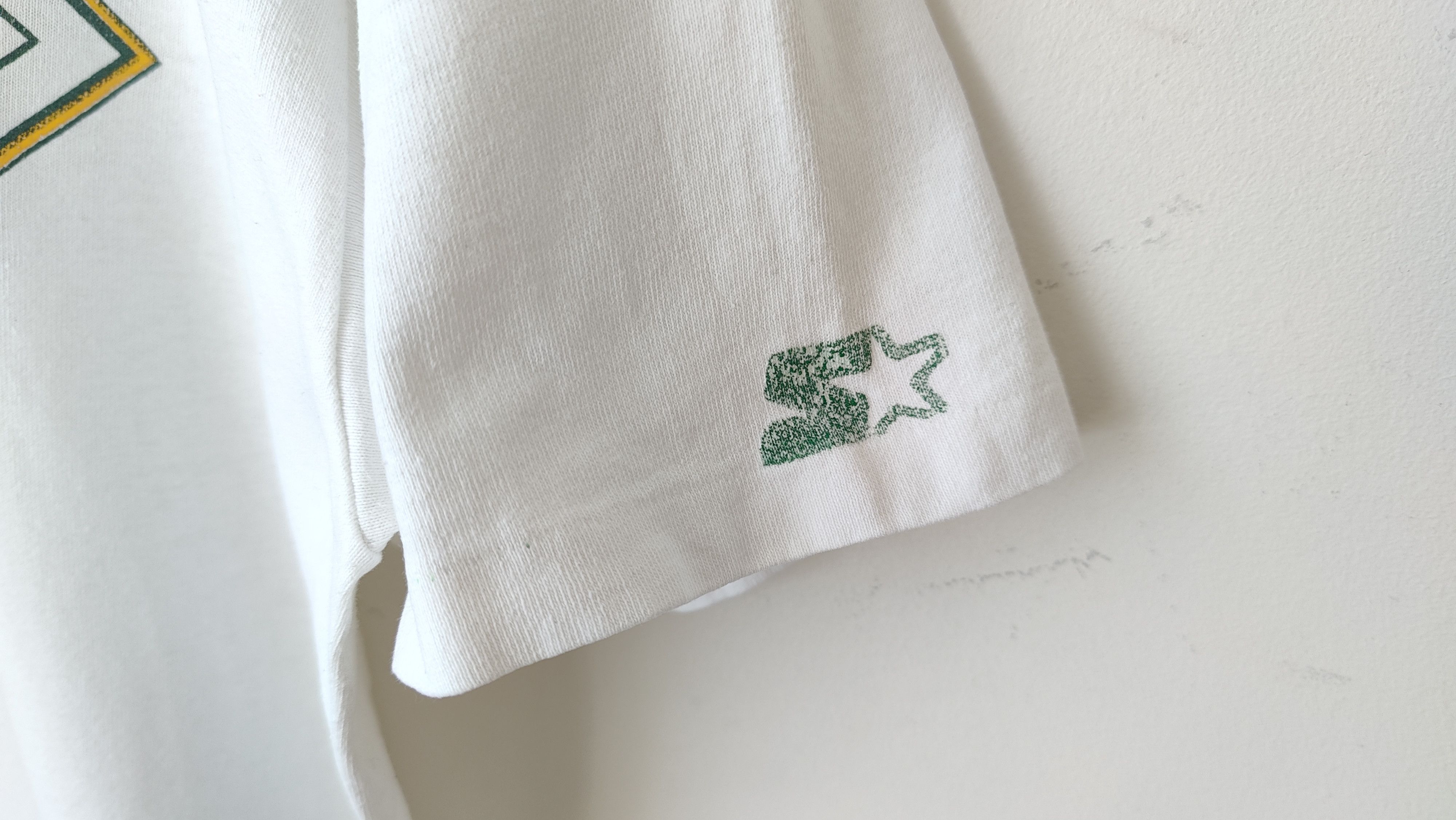 MLB Oakland Athletics x Starter 1989 Vintage 80s tshirt RARE Size US XL / EU 56 / 4 - 4 Thumbnail