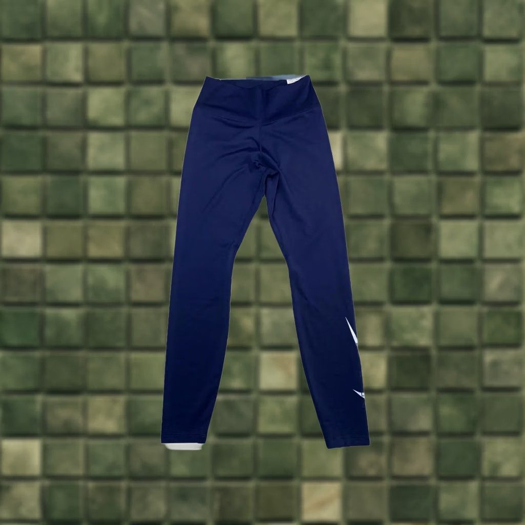 Nike Nike One Tight Fit Mid Rise Blue Workout Running Women’s Leggings XS-12731 Size 26" / US 2 / IT 38 - 1 Thumbnail