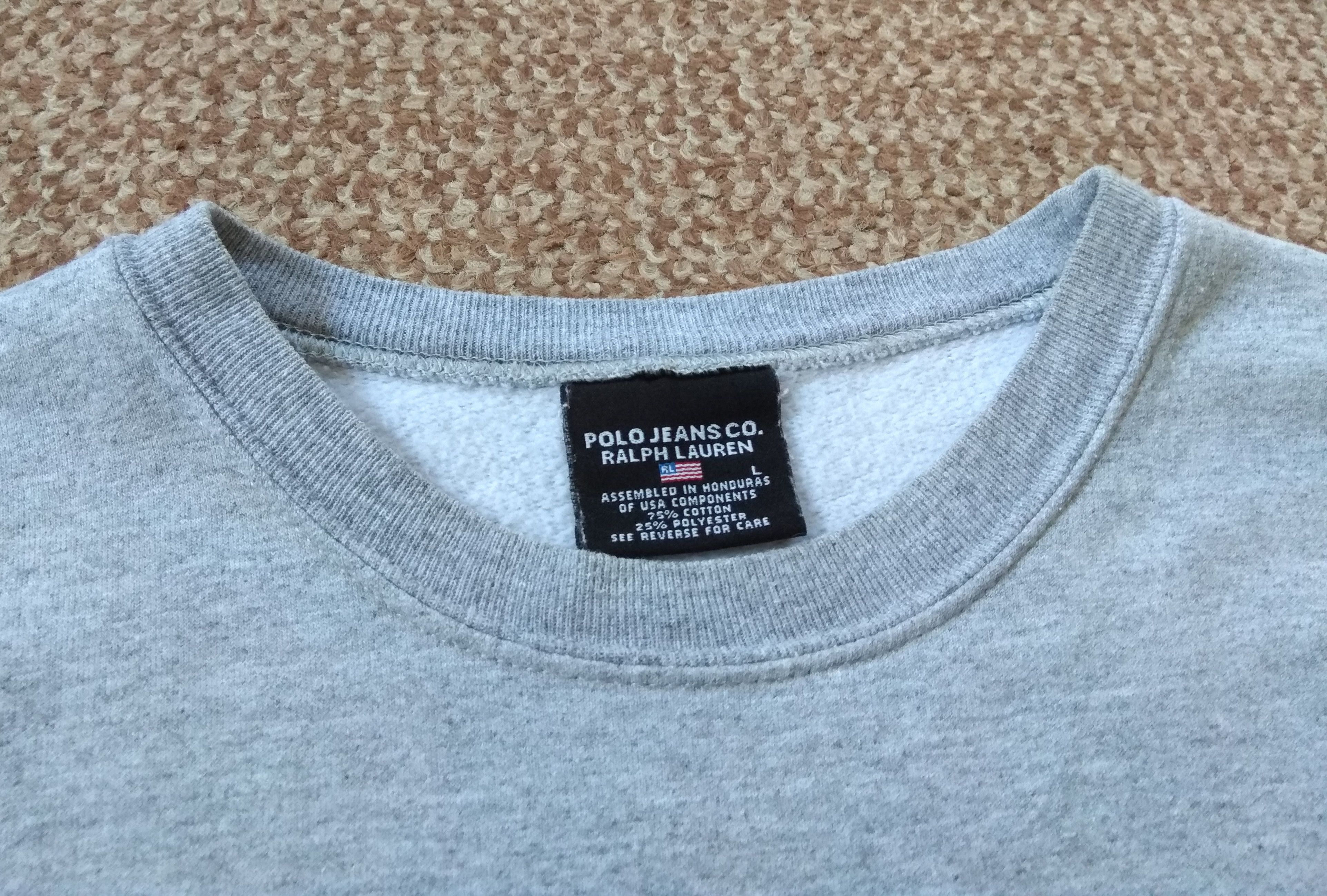 Polo Ralph Lauren y2k Vintage Ralph Lauren Polo Jeans USA flag Sweatshirt Size US L / EU 52-54 / 3 - 7 Thumbnail