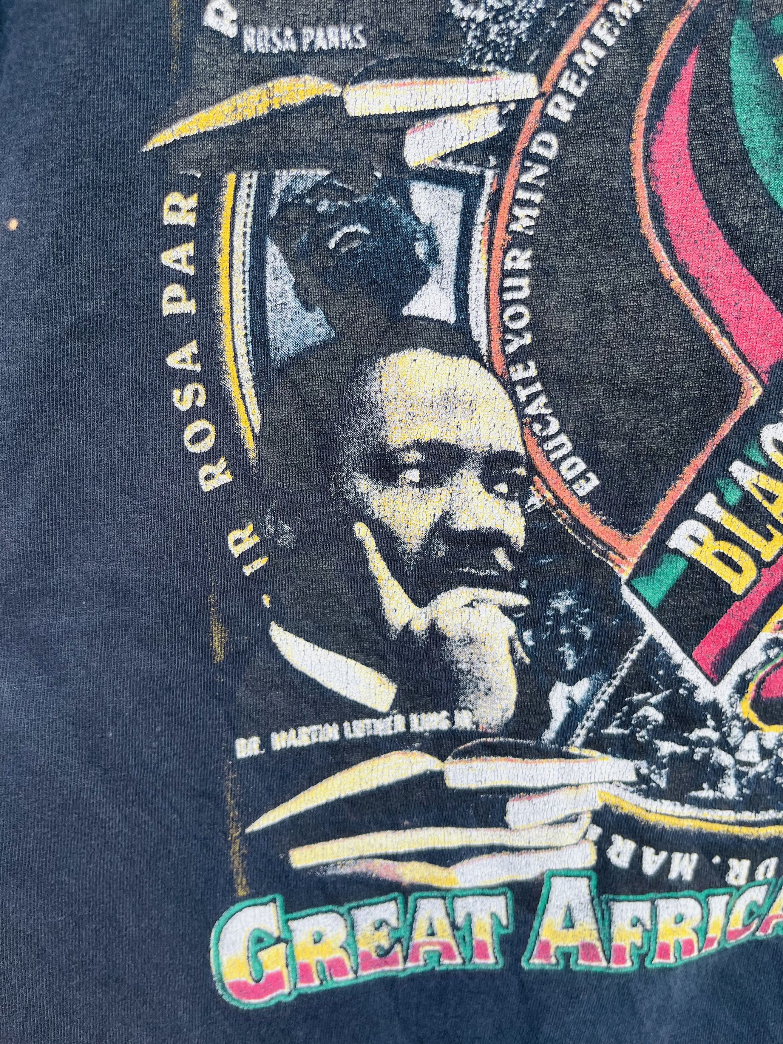 Vintage Vintage Black History Shirt Size US XL / EU 56 / 4 - 6 Thumbnail