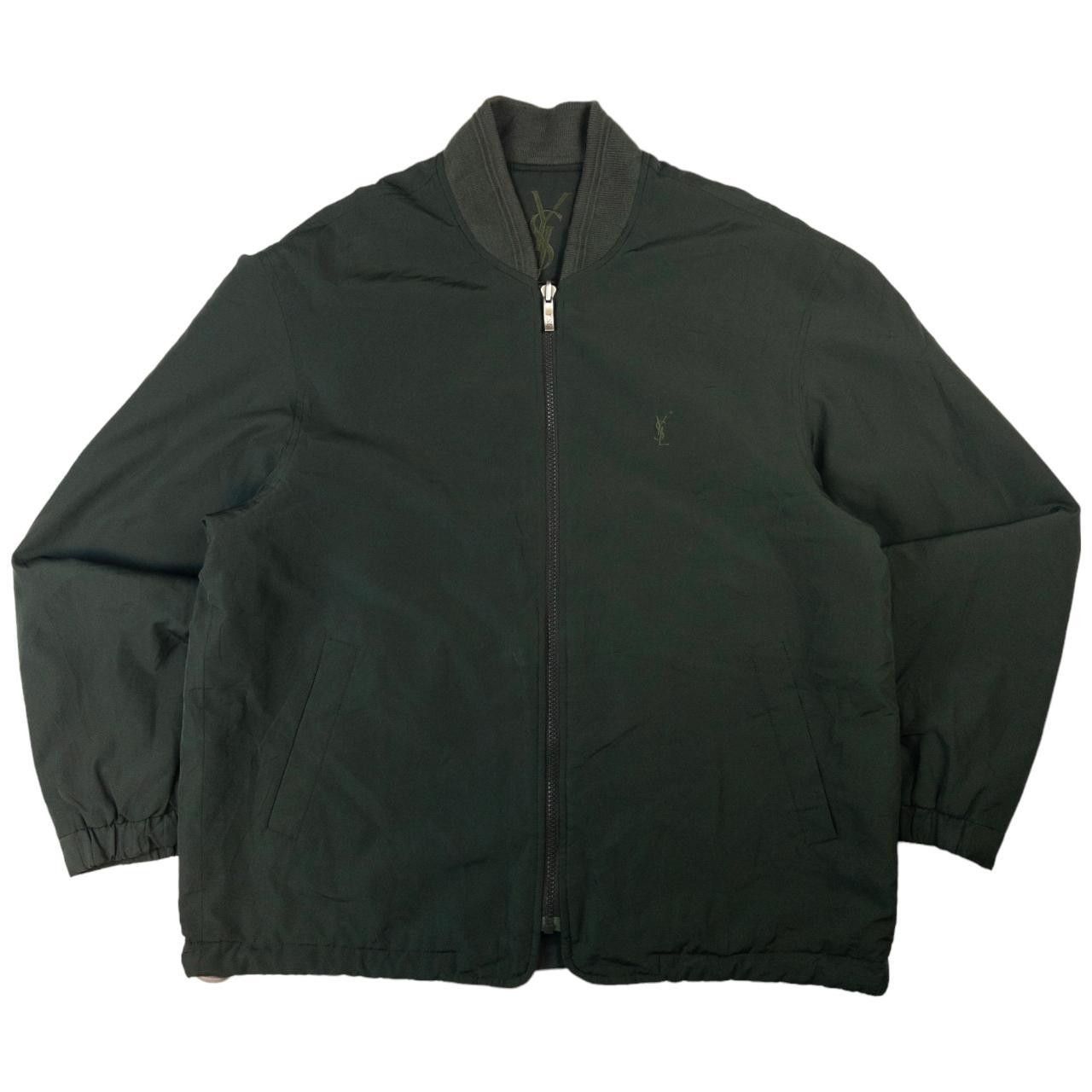 Vintage YSL Yves Saint Laurent Padded Bomber Jacket Size L