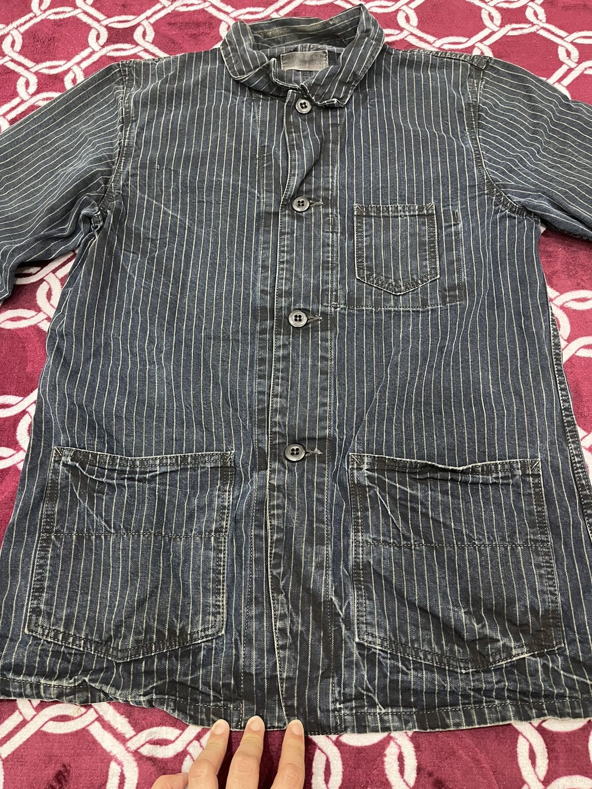 Spellbound Spellbound Faded Hickory Chore Jacket Size US L / EU 52-54 / 3 - 11 Thumbnail