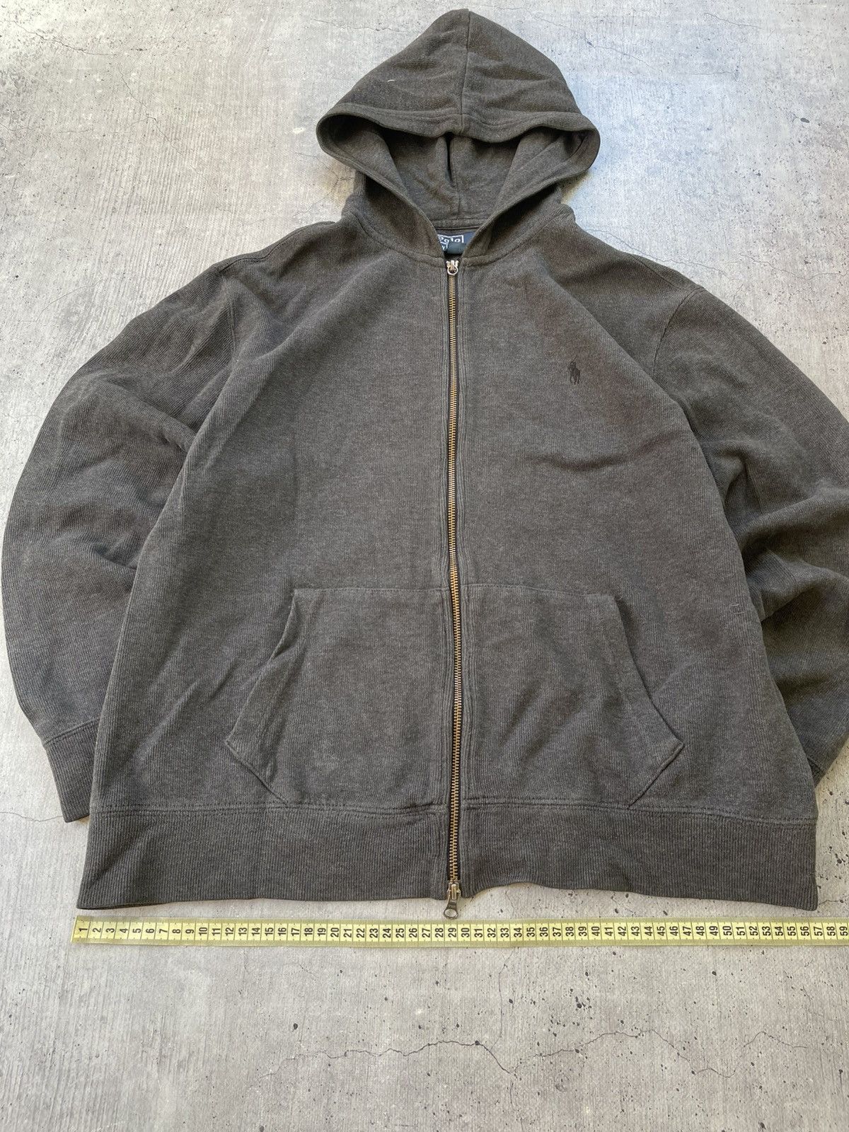 Polo Ralph Lauren Vintage Polo Ralph Lauren Zip Hoodie Y2K Old Money Style Size US XL / EU 56 / 4 - 2 Thumbnail