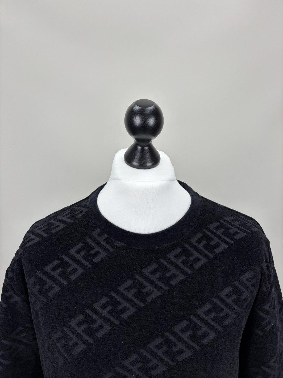 Fendi Mens corduroy t shirt monogram FENDI Size L Color Black Size US L / EU 52-54 / 3 - 4 Thumbnail