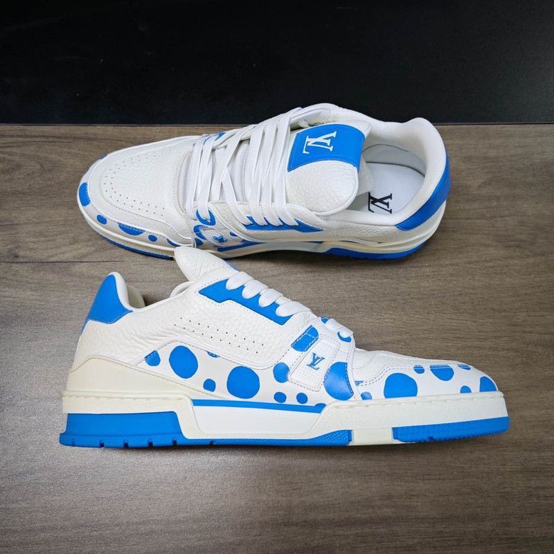 Louis Vuitton Yayoi Kusama x Louis Vuitton Trainer Sneakers -2508 Size US 10.5 / EU 43-44 - 6 Thumbnail