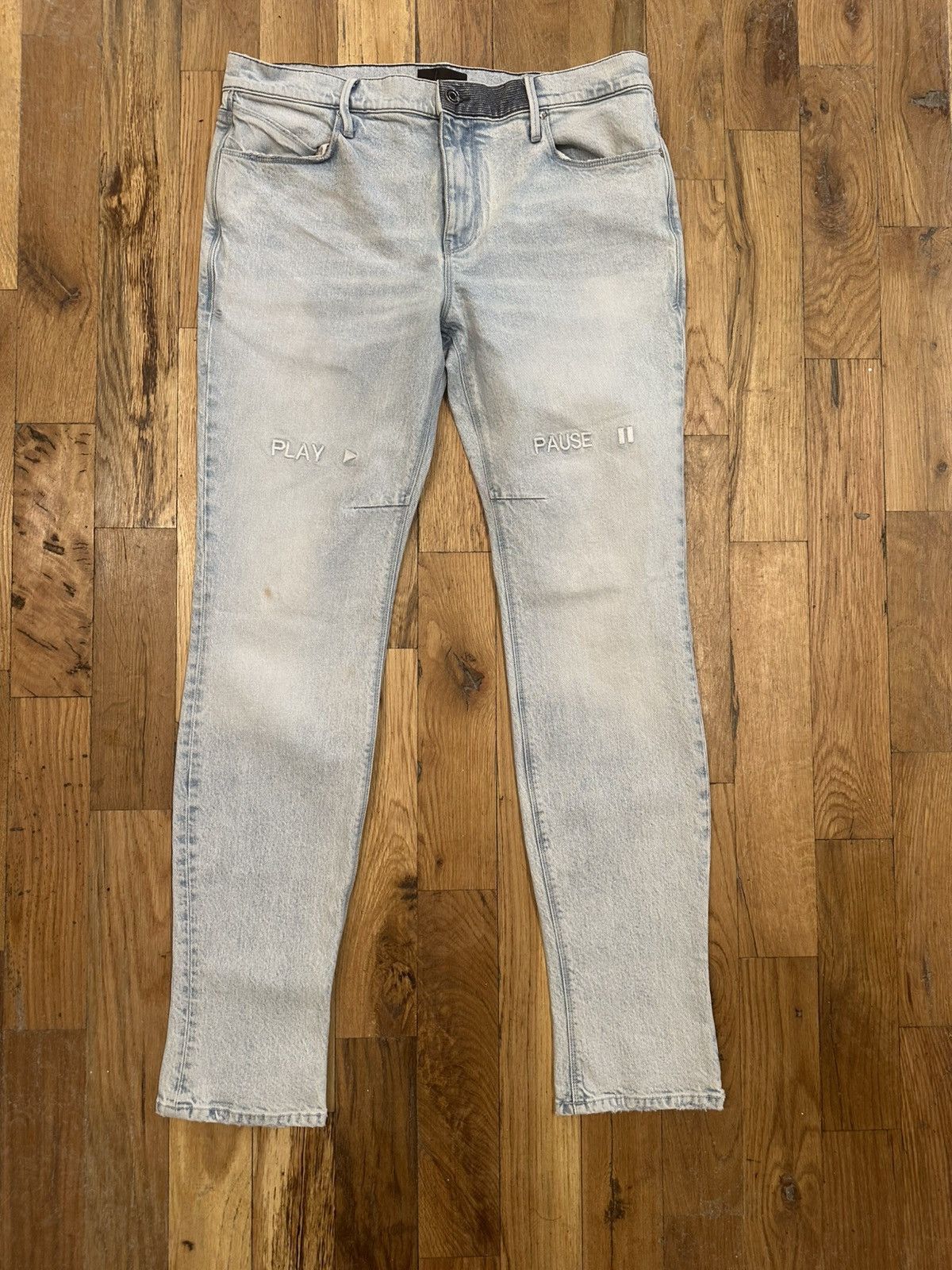 Rta RTA Play Pause Lightwash Blue Denim Jeans Size 36 Size US 36 / EU 52 - 1 Thumbnail
