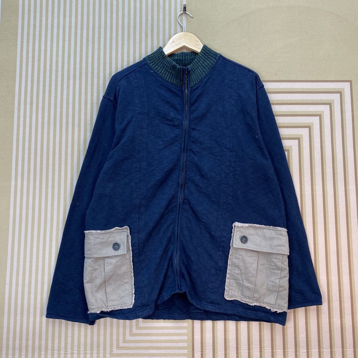Blue Blue Japan 🫶Blue Nlue Inspired Japanese Brand Indigo Dual Pocket Jacket Size US M / EU 48-50 / 2 - 1 Thumbnail