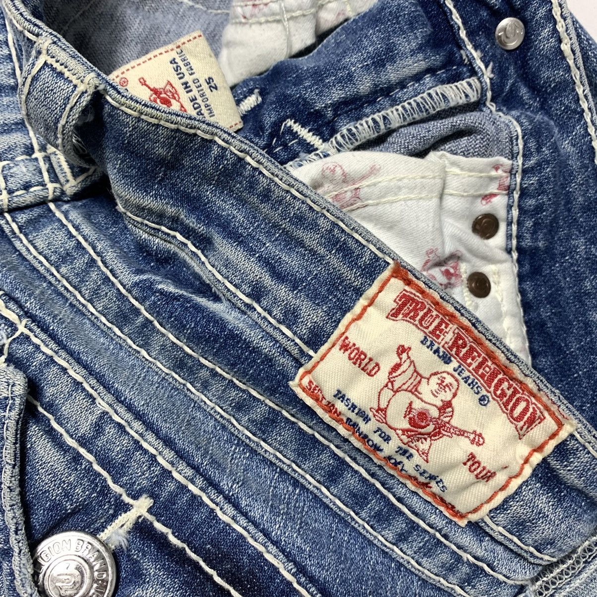 True Religion True Religion Joey Crazy Flare Bootcut Pants Size 25" / US 0 / IT 36 - 10 Thumbnail