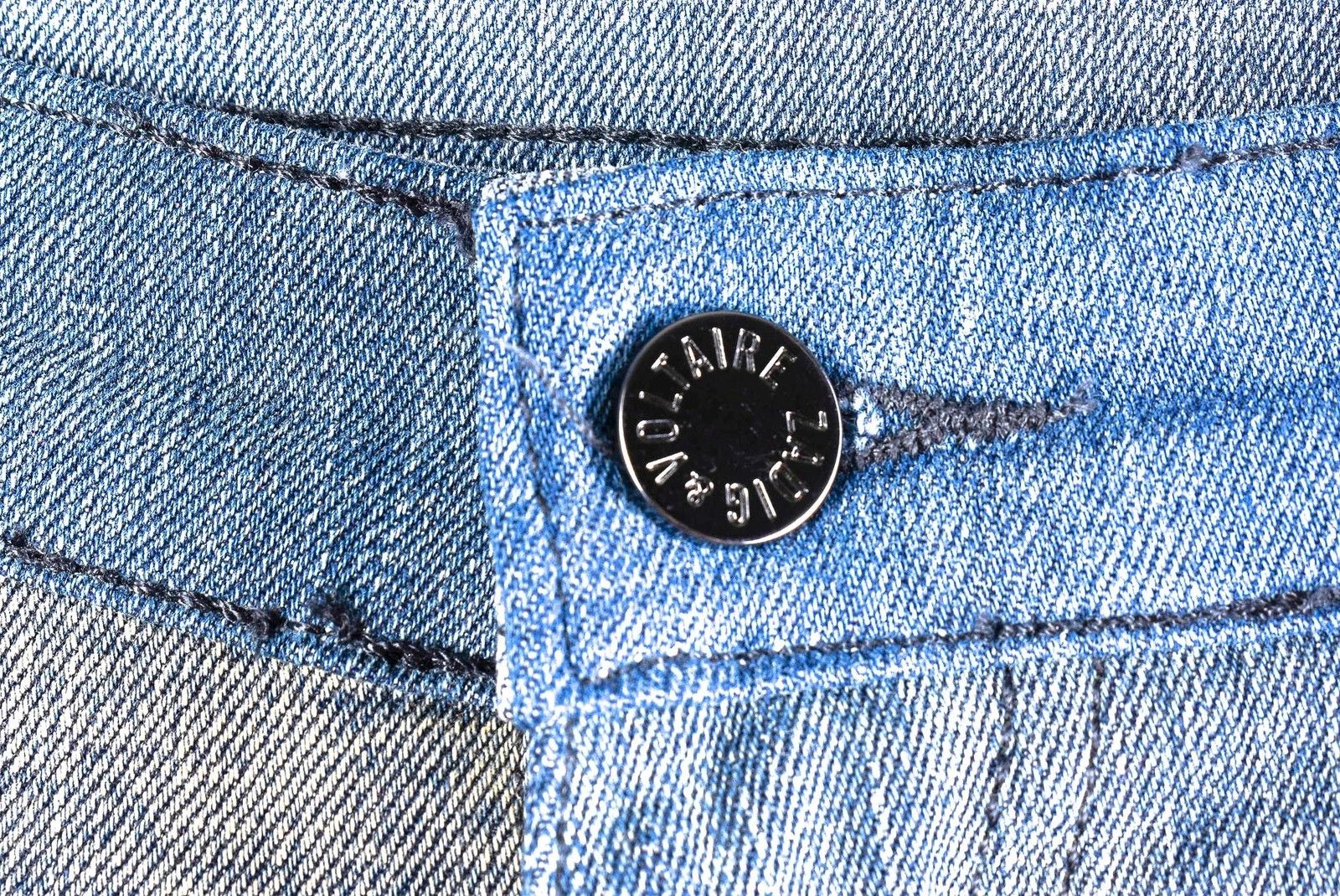 Zadig & Voltaire Women's Zadig & Voltaire Denim Patchwork Mini Skirt Size 30" / US 8 / IT 44 - 3 Thumbnail