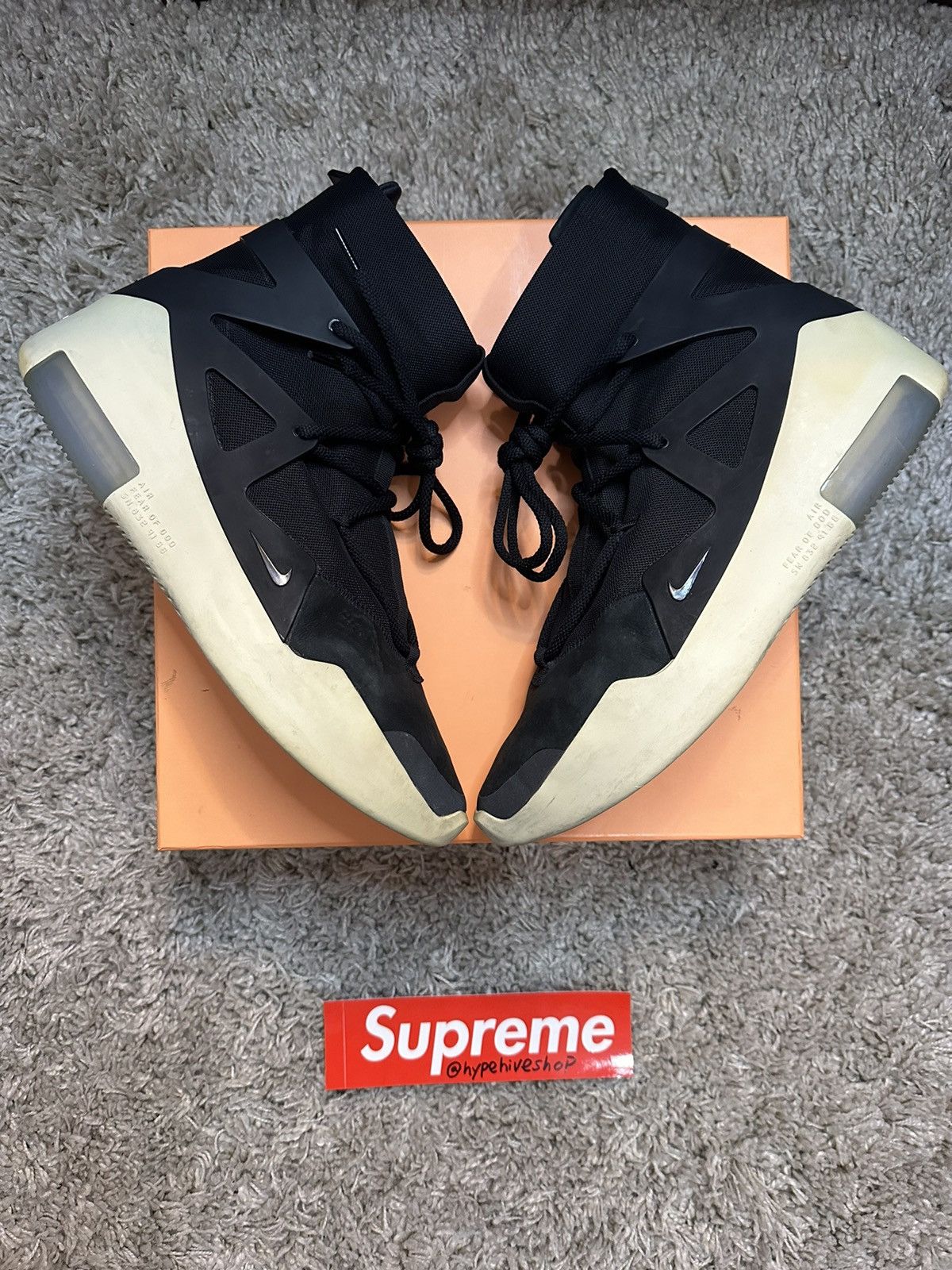 Nike Air Fear of God 1 Black Size 11 Grailed