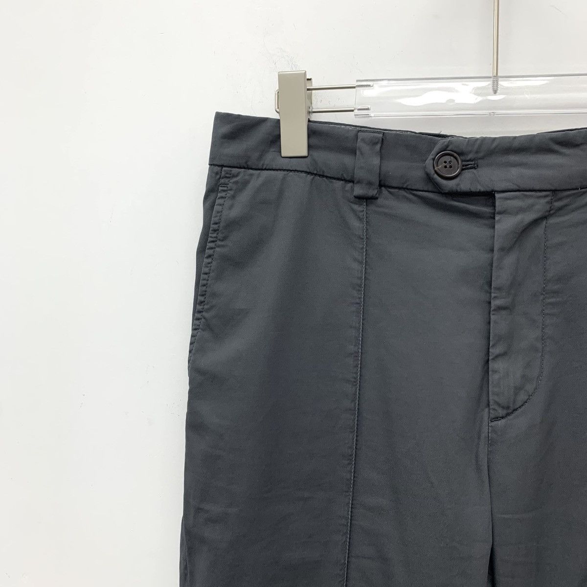 Brunello Cucinelli Brunello Cucinelli Grey Cotton Casual Pants K26WX Size US 34 / EU 50 - 3 Thumbnail