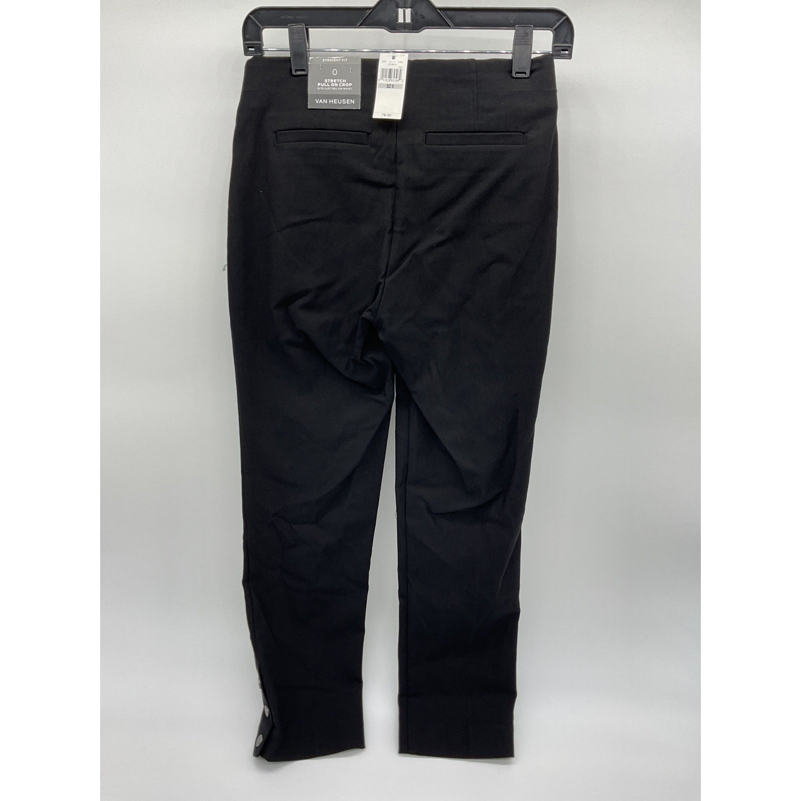 Van Heusen Van Heusen Stretch Pull-On Crop - 0 Straight Fit Size 25" / US 0 / IT 36 - 4 Thumbnail