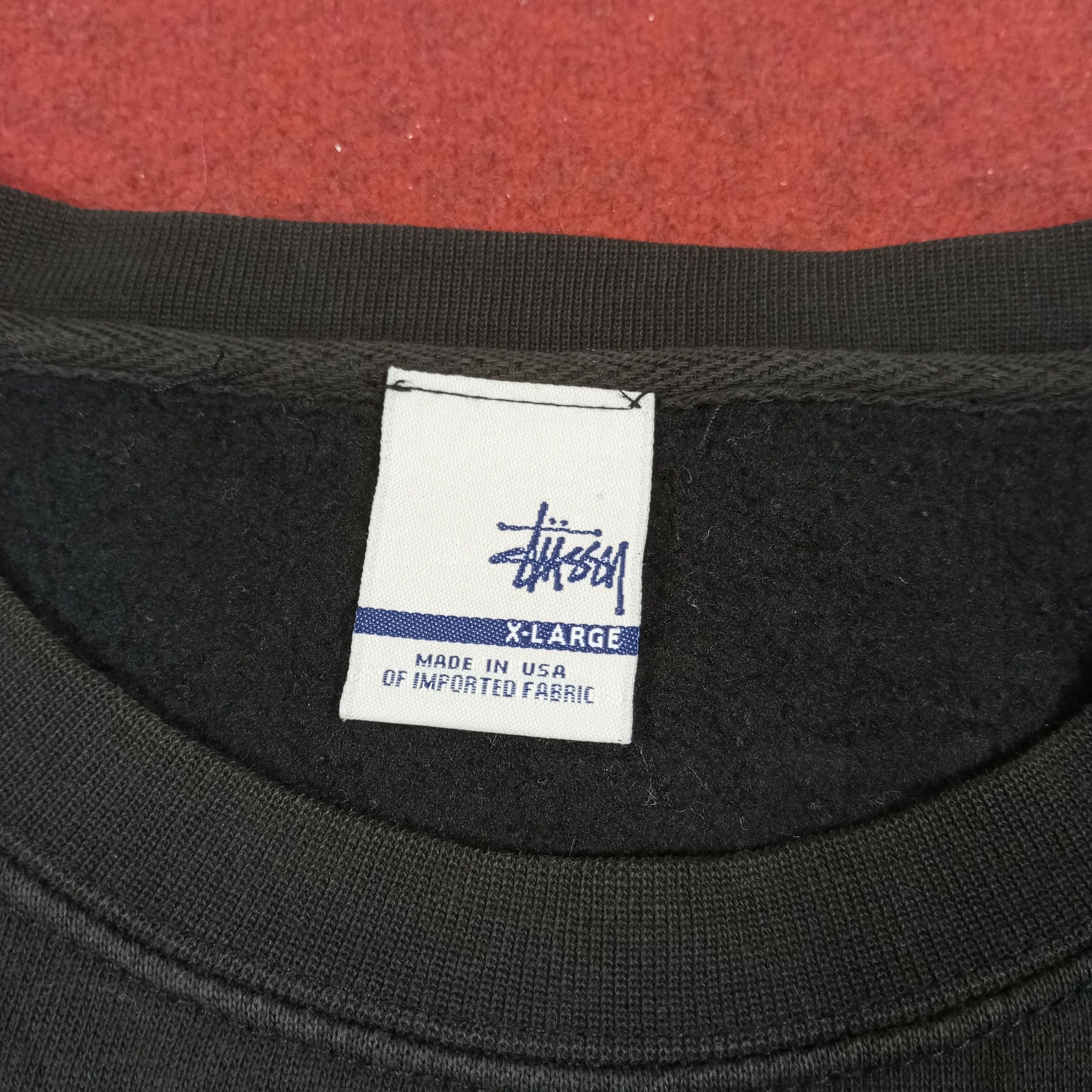 Stussy × Vintage Stussy Streetwear Style Custom Art Sweatshirt Size US XXL / EU 58 / 5 - 8 Thumbnail