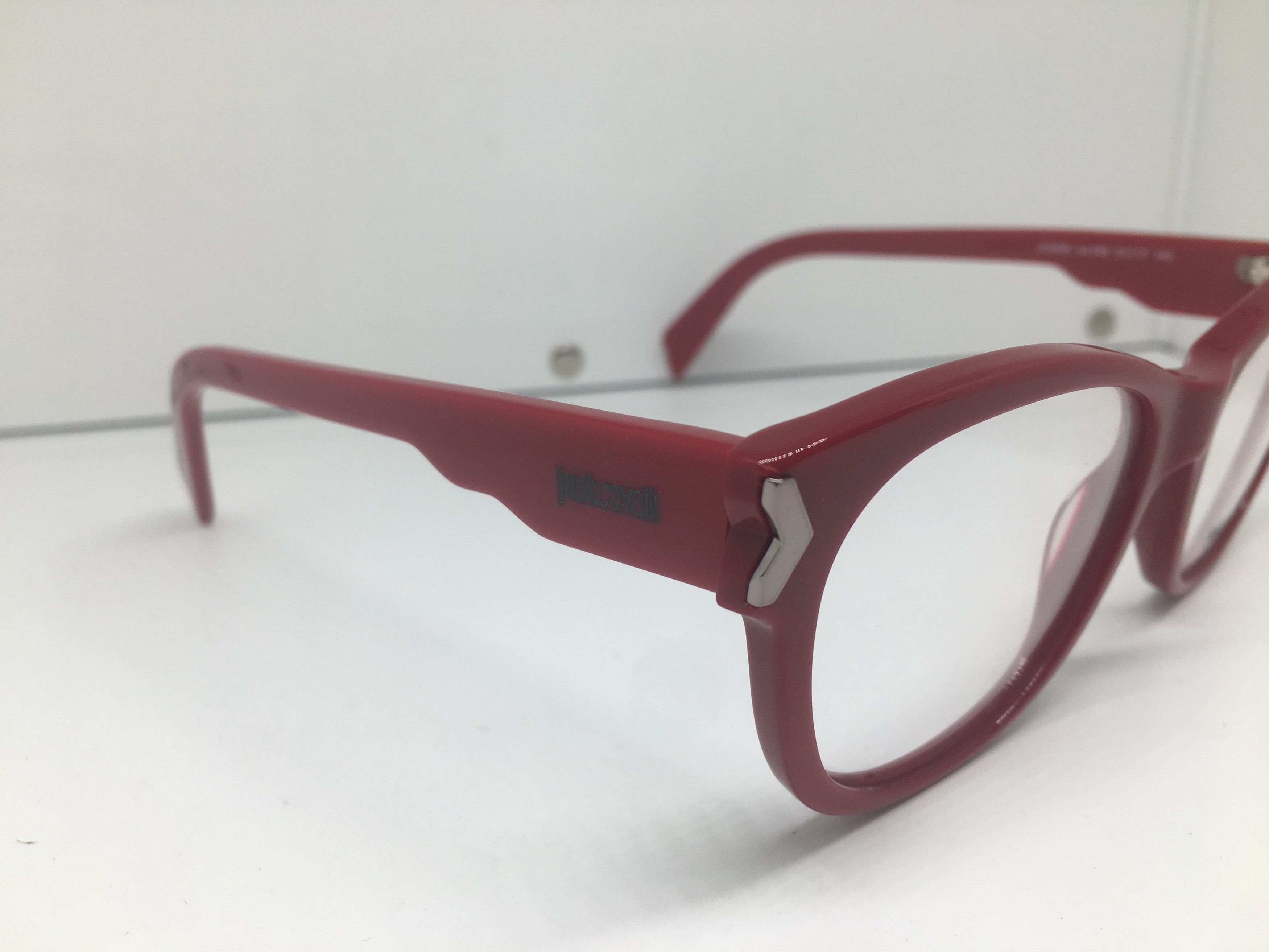Just Cavalli Just Cavalli Red Acetate Eyeglasses Frame Size ONE SIZE - 1 Thumbnail
