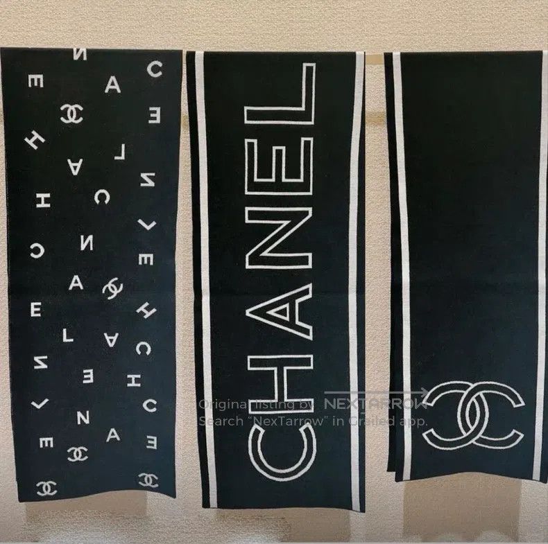 Chanel Chanel Panda double-sided scarf Size ONE SIZE - 5 Thumbnail