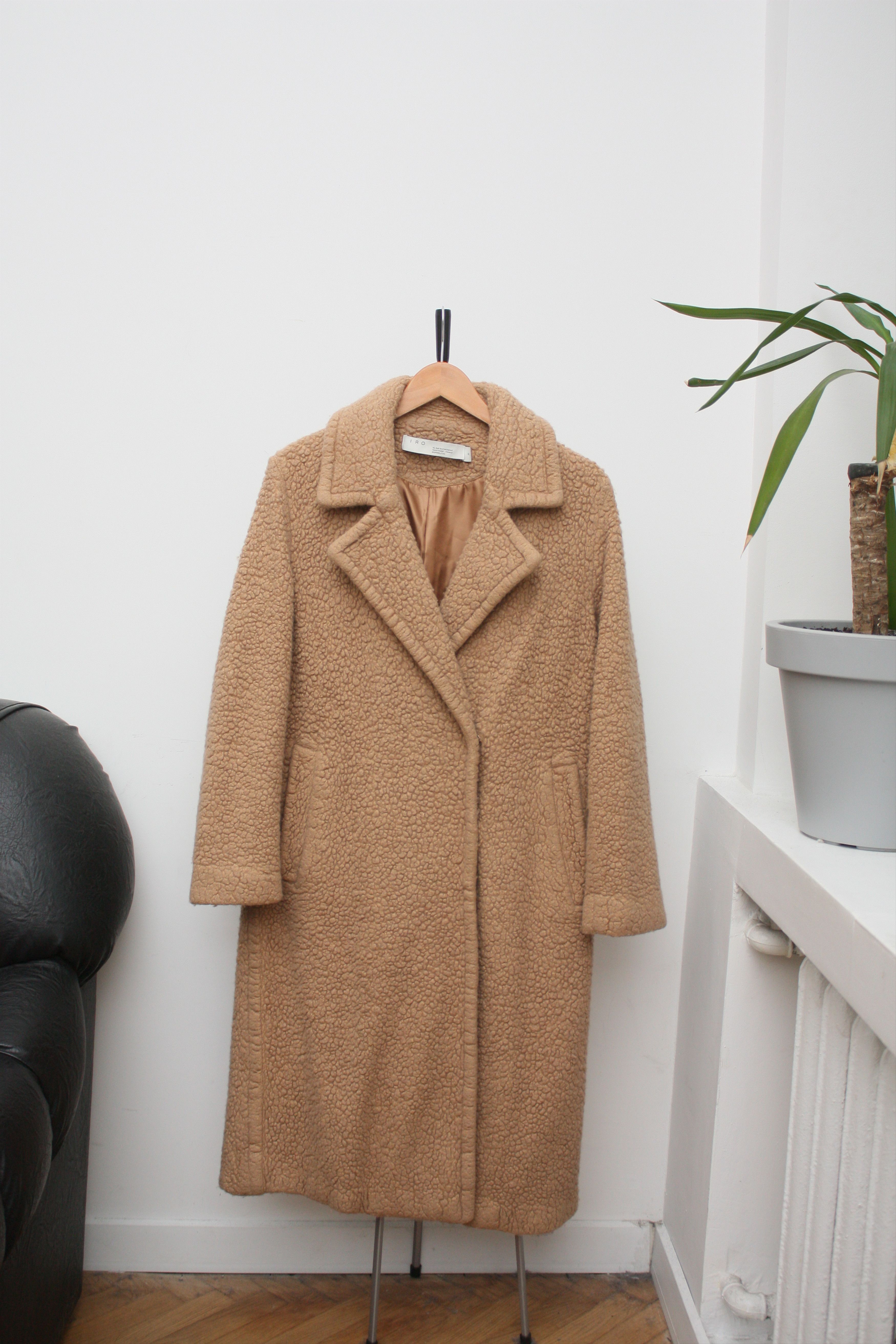 Iro IRO Paris Beige Wool Blend Coat Women's 36 Size XS / US 0-2 / IT 36-38 - 2 Thumbnail