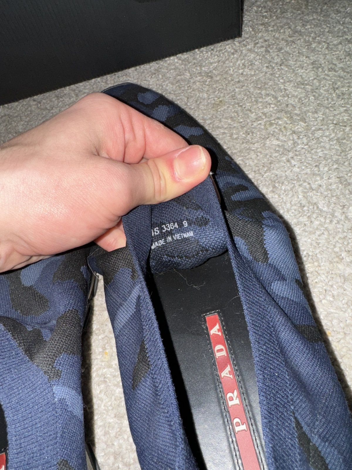 Prada PRADA BLUE CAMO SLIP ON SHOES Size US 10 / EU 43 - 4 Thumbnail