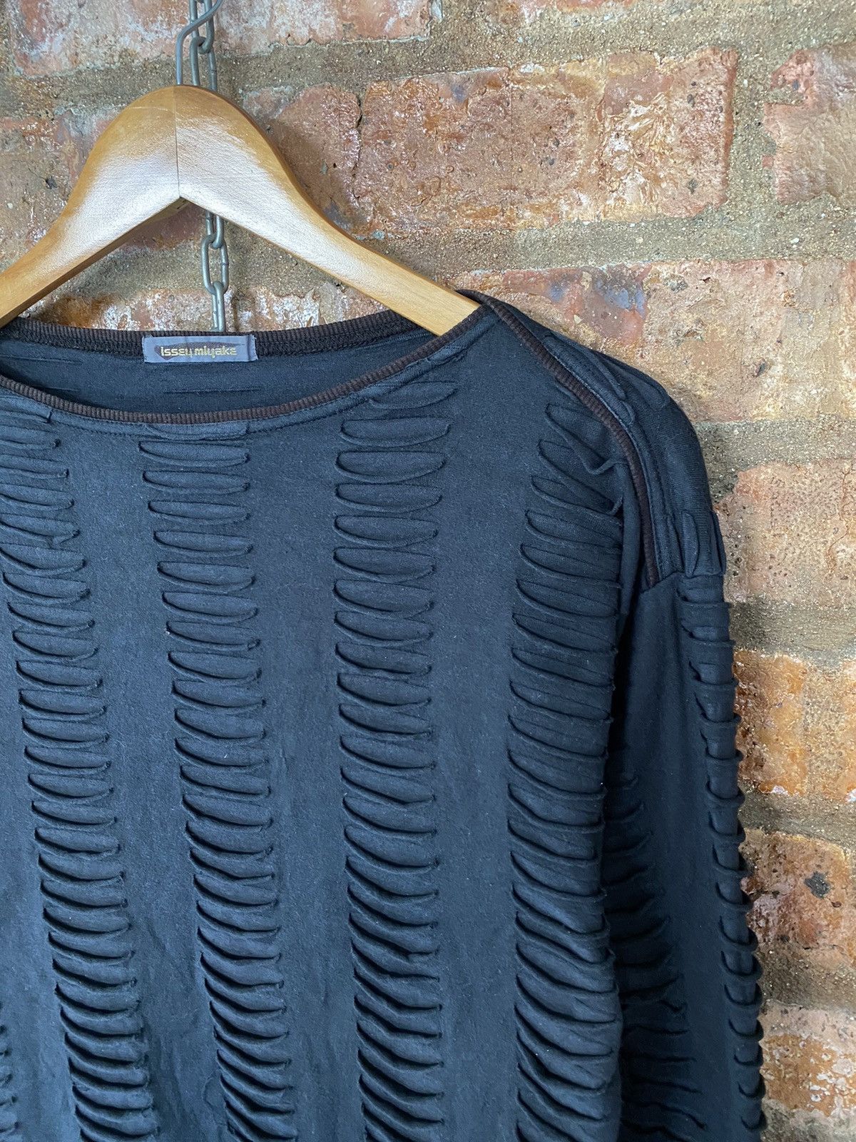 Issey Miyake 1990s Blade Laser Cut Hagi tee Size M / US 6-8 / IT 42-44 - 6 Thumbnail