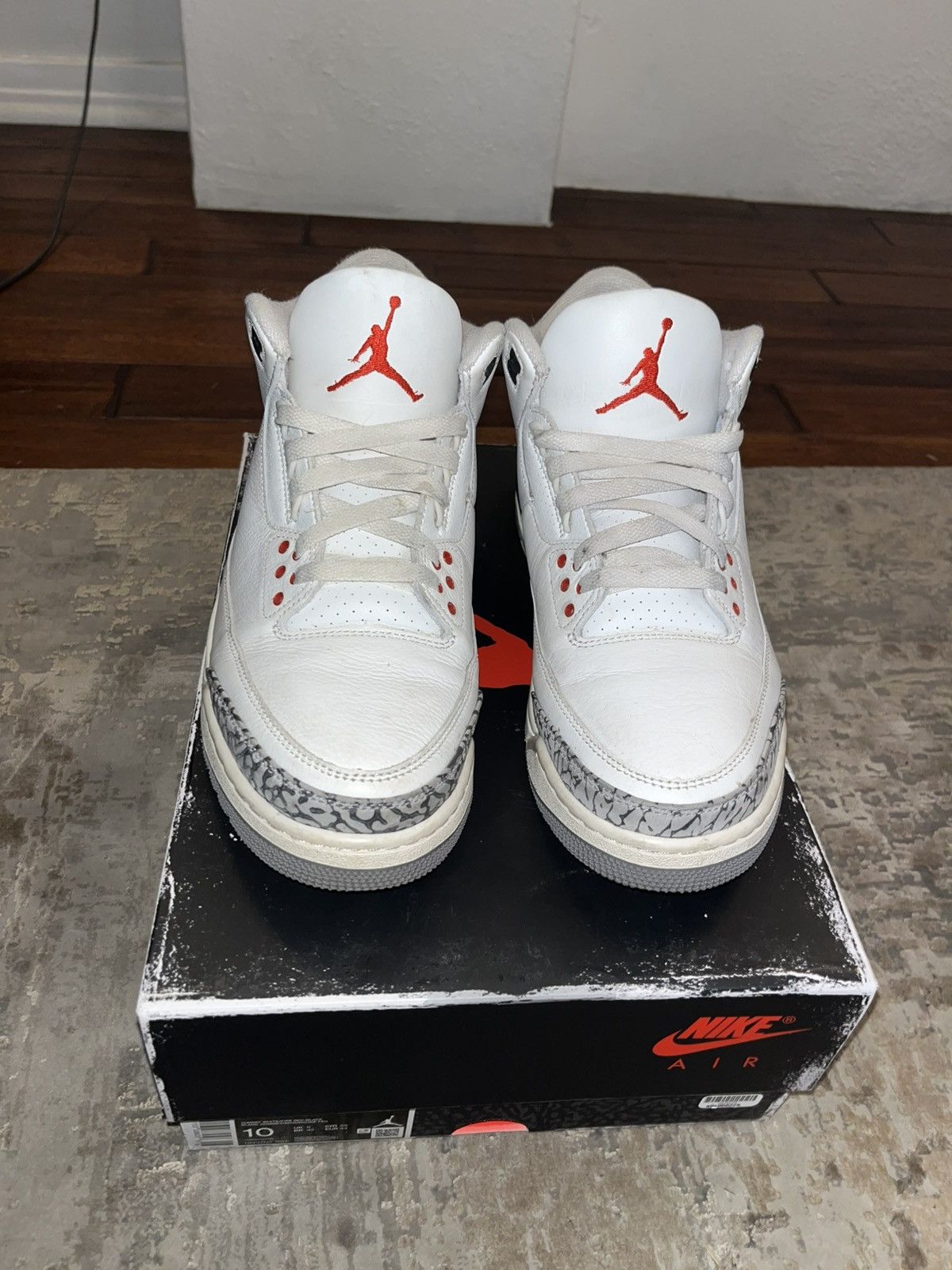 Jordan Brand Air Jordan 3 Retro 'White Cement Reimagined' 2023 Size US 10 / EU 43 - 3 Thumbnail