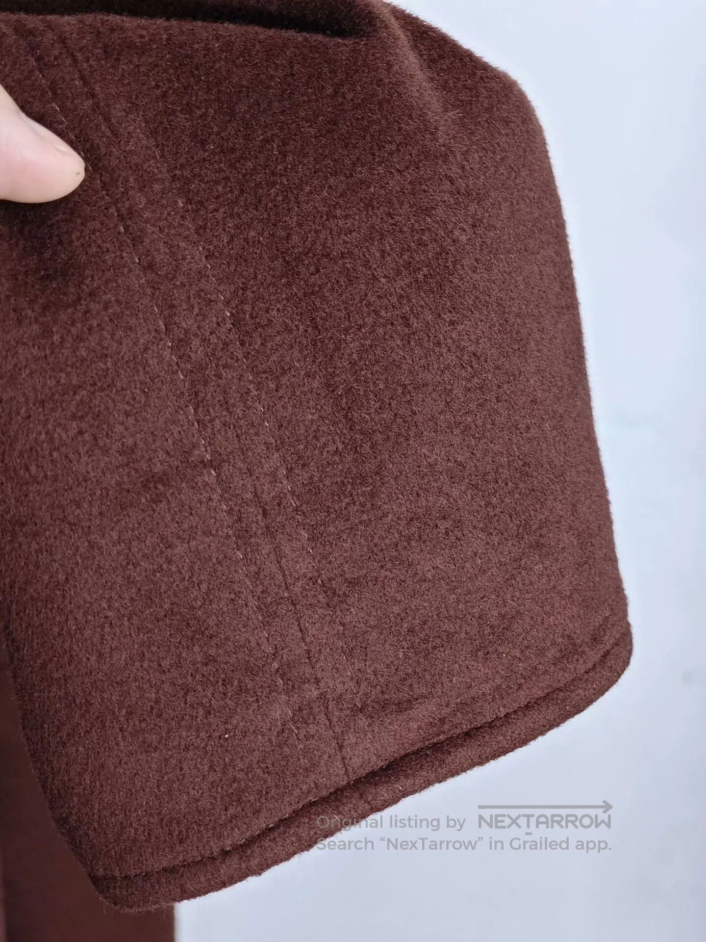 Japanese Brand Italian Wool Overcoat from Cremona. Size M / US 6-8 / IT 42-44 - 4 Thumbnail