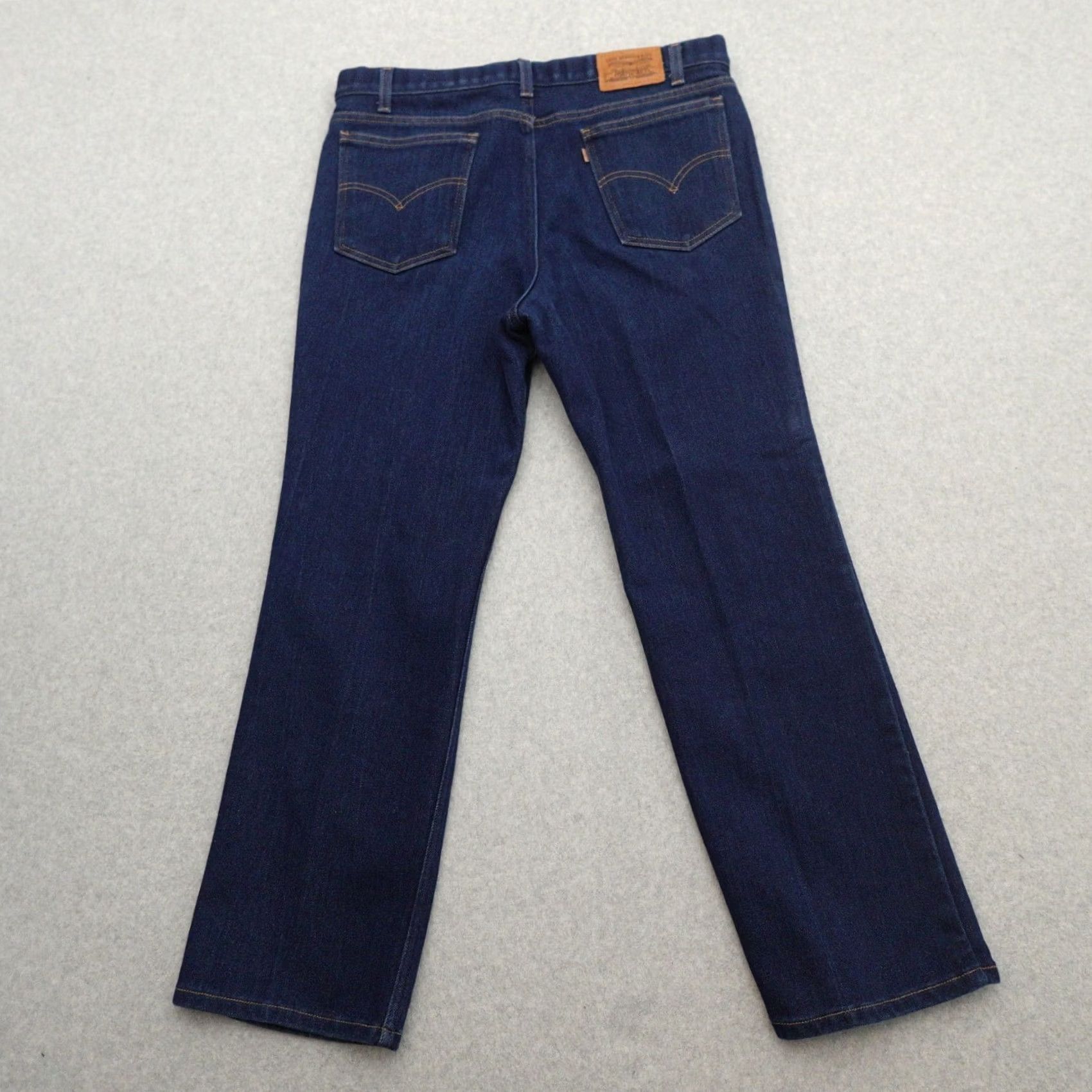 Levi's VINTAGE Levi's 977 Gold Tab Jeans Mens 38 (38X29) Dark Blue 90s Straight Mens Size US 38 / EU 54 - 2 Thumbnail