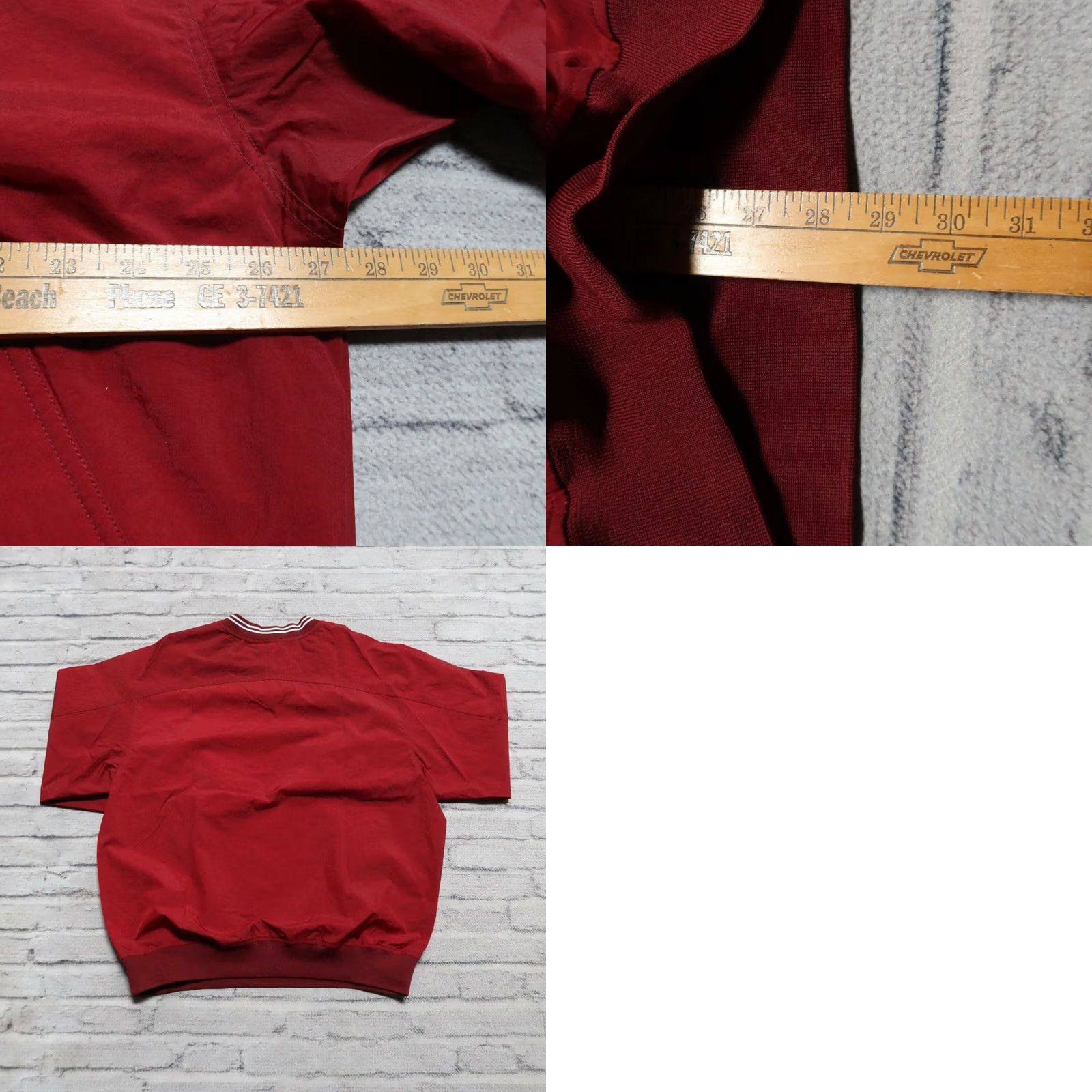 Nike VINTAGE Nike Stanford Center Swoosh Pullover Sweatshirt Mens XL Maroon 90s Size US XL / EU 56 / 4 - 8 Thumbnail