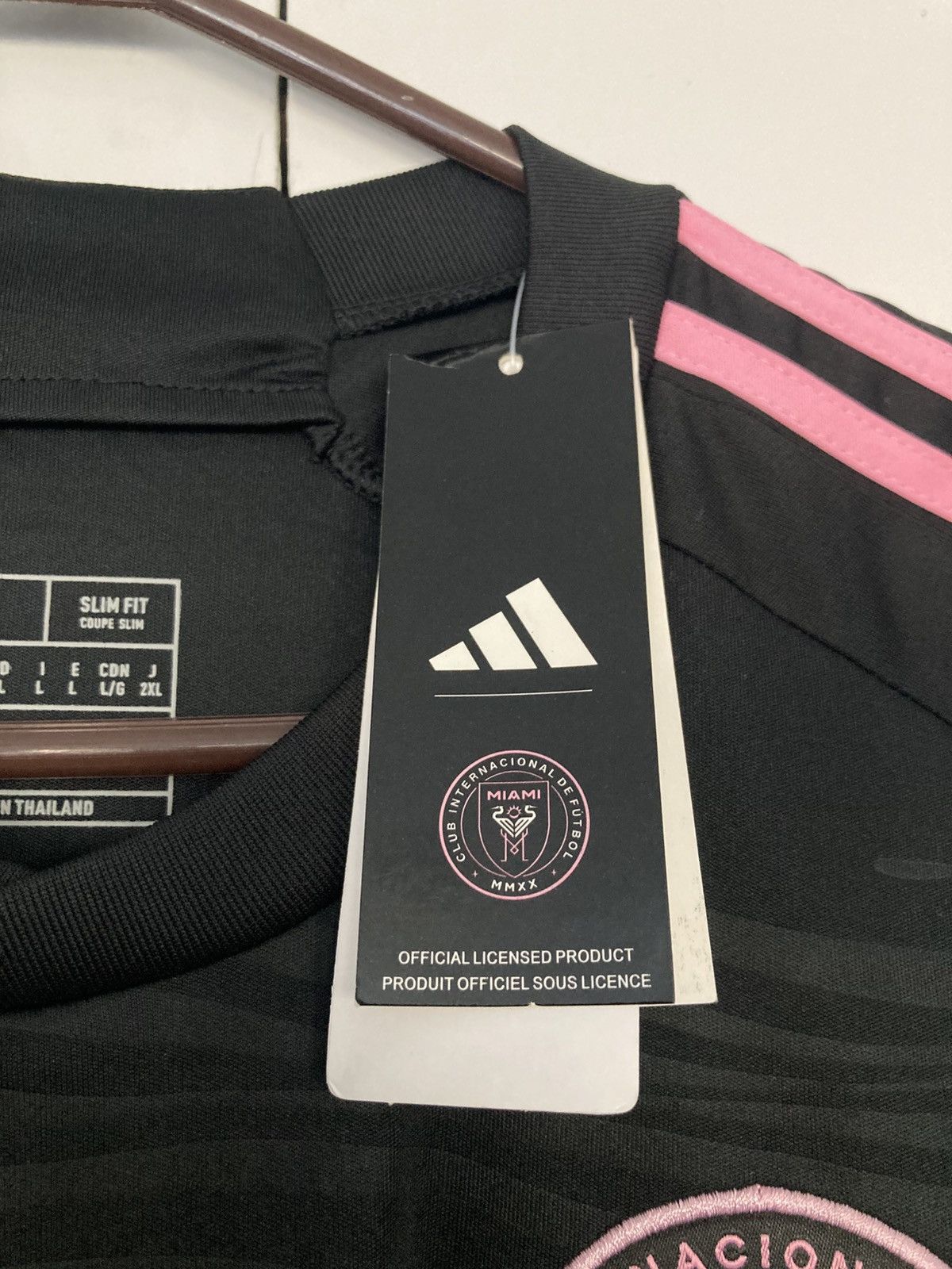 Adidas ADIDAS INTER MIAMI CF LIONEL MESSI 10 JERSEY 2023 MLS SOCCER Size US L / EU 52-54 / 3 - 5 Thumbnail