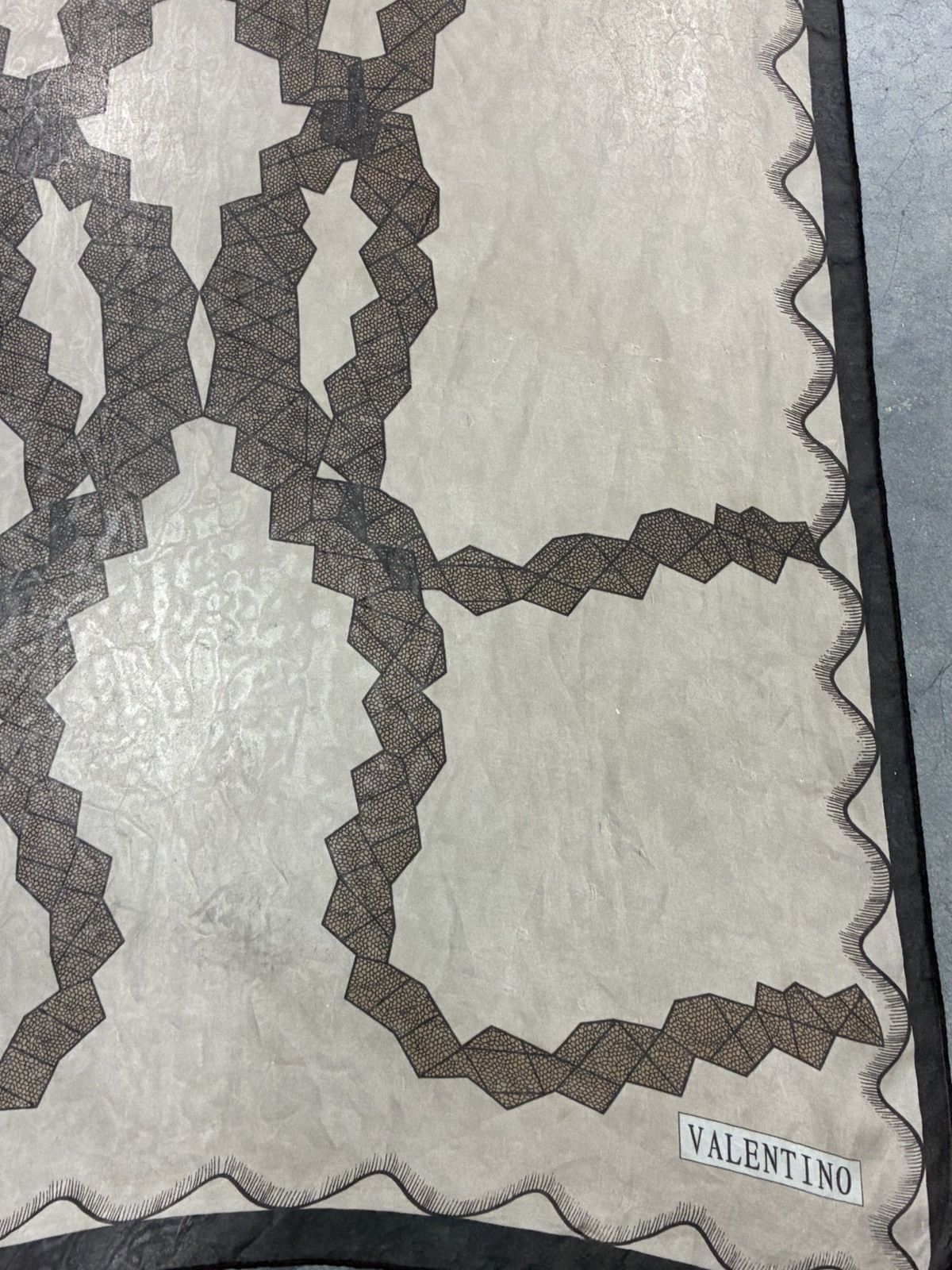 Valentino 100% silk scarf