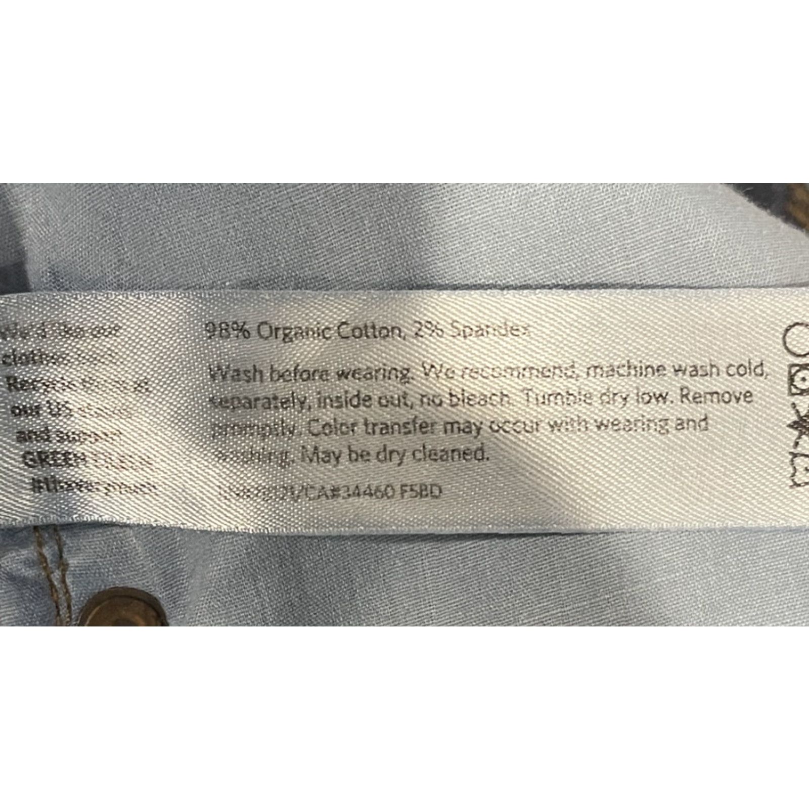 Eileen Fisher Eileen Fisher Jeans Straight Ankle Organic Cotton Stretch Denim Blue 10 Size 32" / US 10 / IT 46 - 5 Thumbnail
