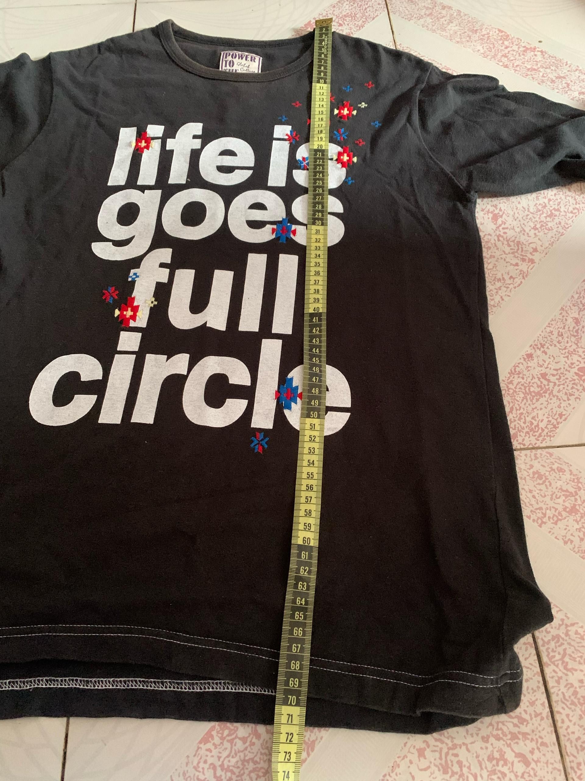 Other Vintage Power To The People embroid Design Printed Size US L / EU 52-54 / 3 - 5 Thumbnail