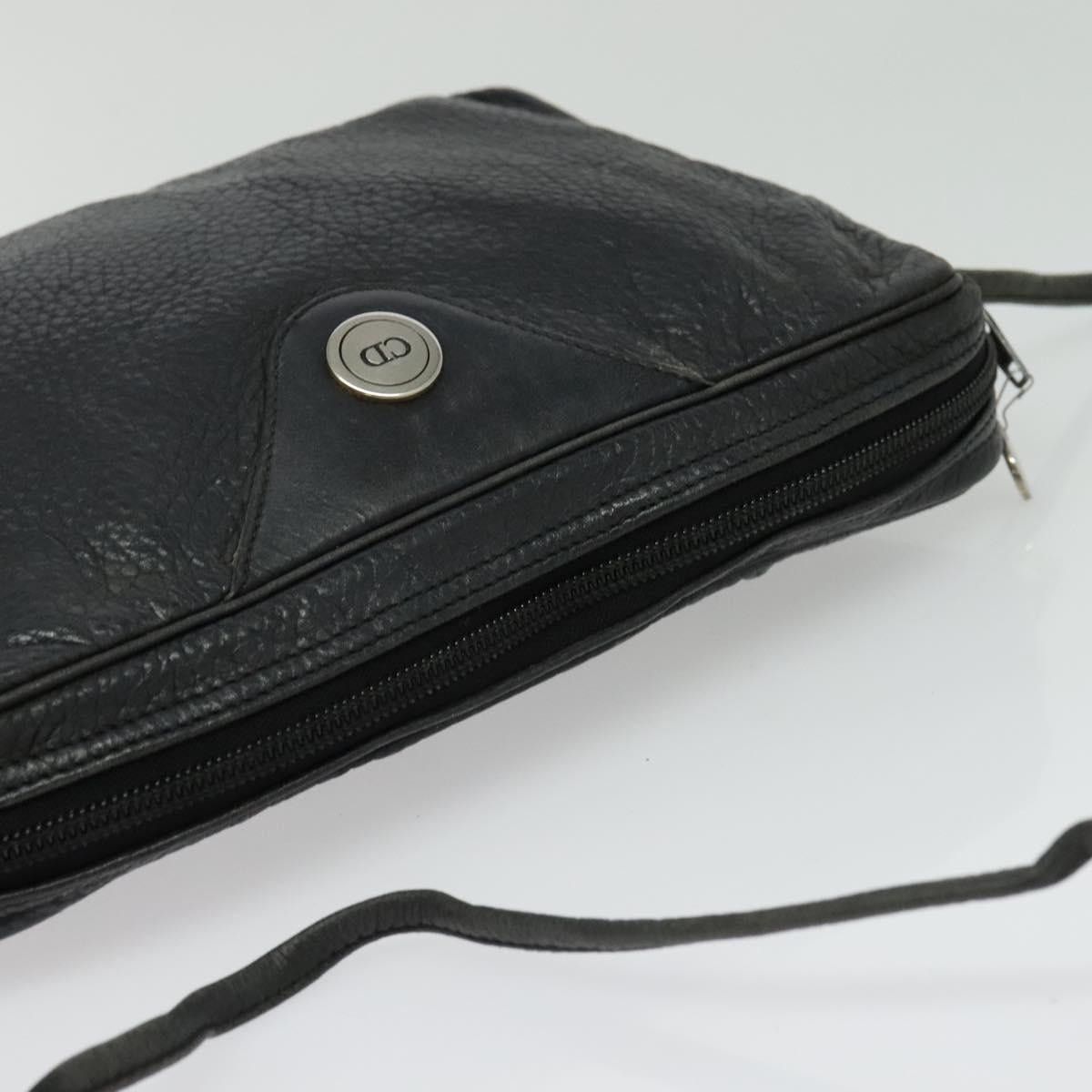 Dior DIOR Shoulder Bag Leather Black Silver Size ONE SIZE - 6 Thumbnail