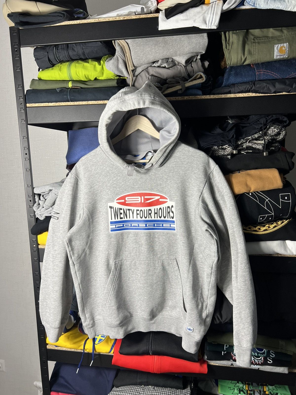 Adidas × Porsche Design 🏁 Adidas x Porsche 917 “Twenty Four Hours” Hoodie Grey M Size US M / EU 48-50 / 2 - 2 Thumbnail