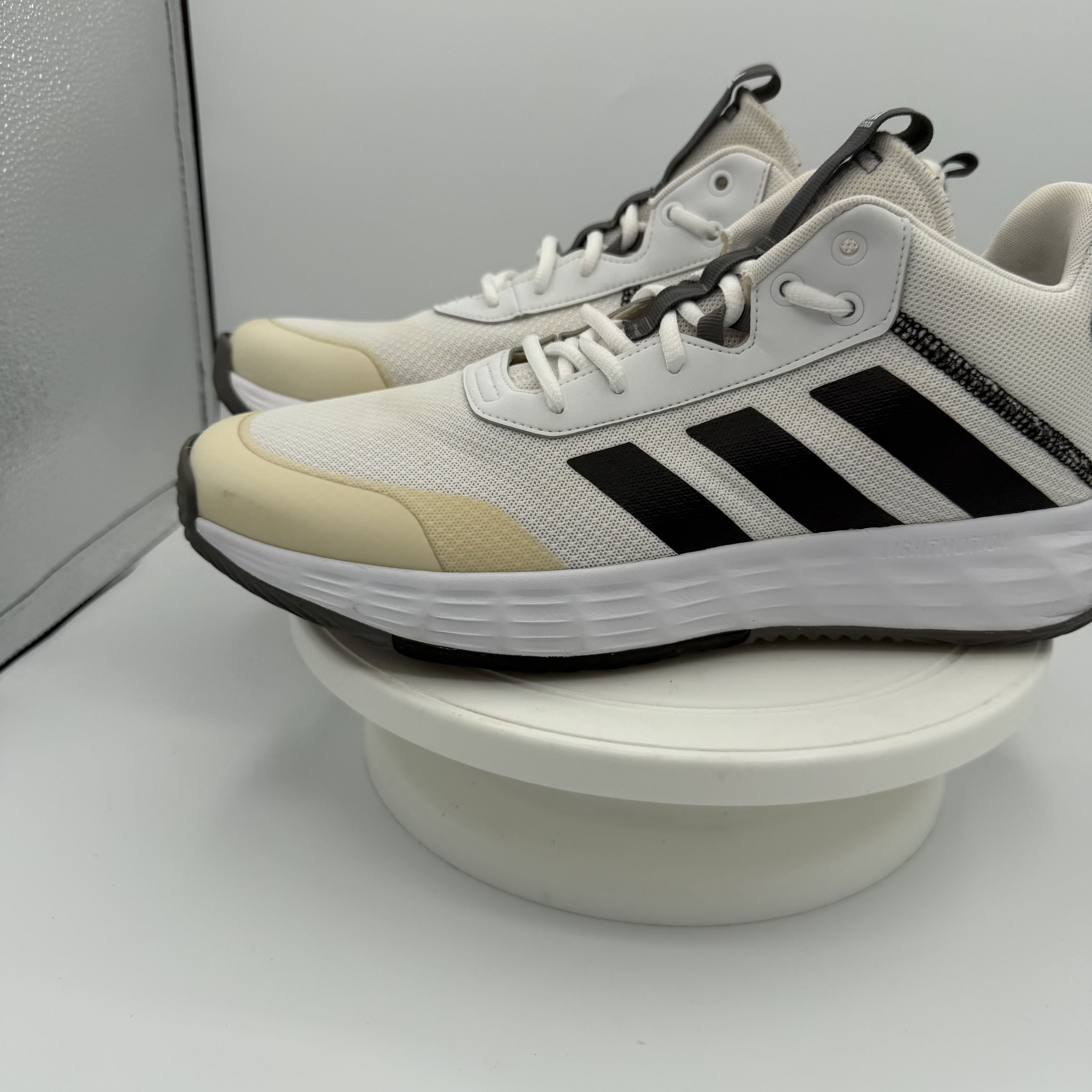 Adidas Adidas Own The Game 2.0 H00469 White Sneakers Sz 12 Size US 12 / EU 45 - 8 Thumbnail
