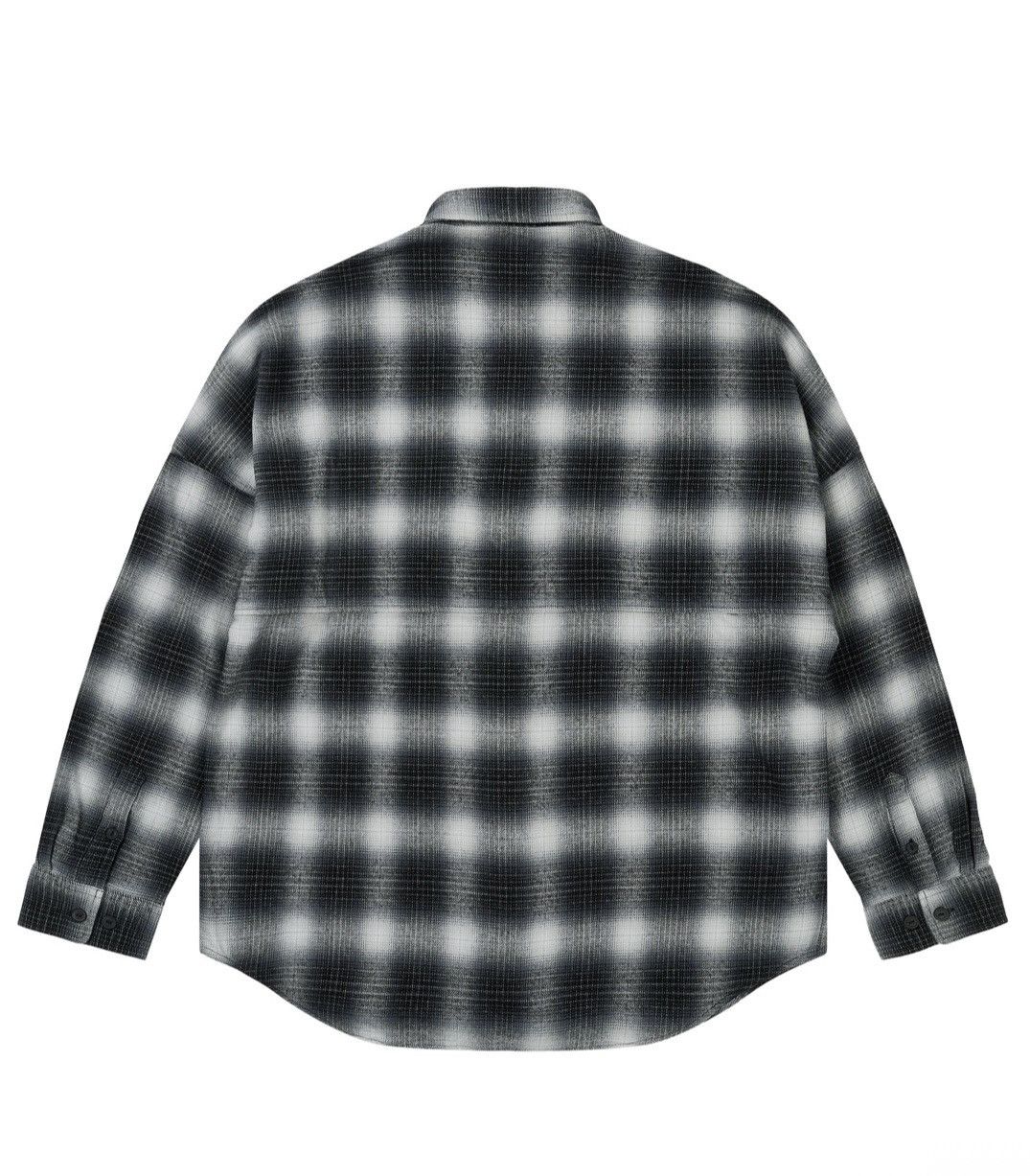 Palace Palace Neighborhood Shirt Grey Ombre Plaid | Grailed