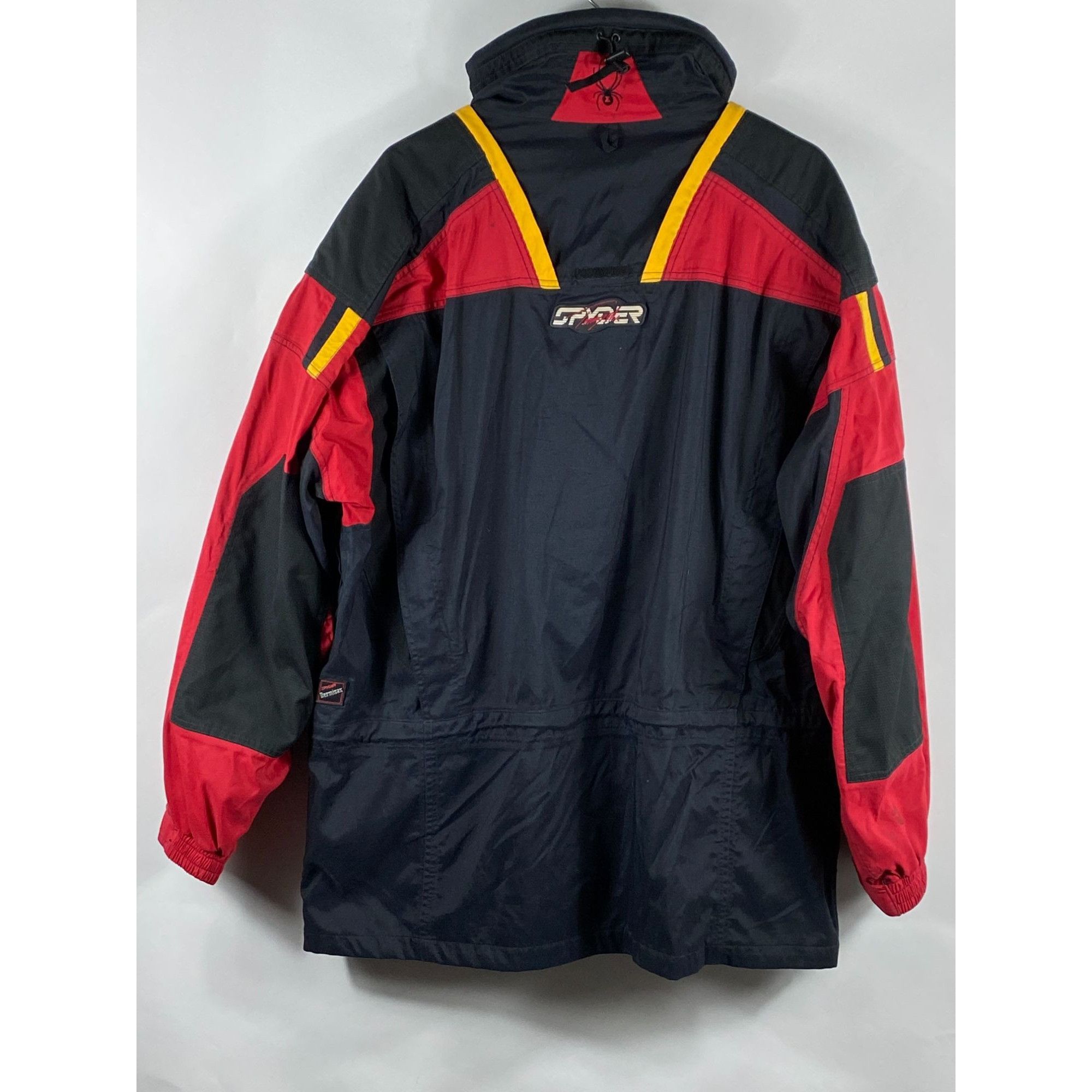 Spyder Vintage Spyder Tommy Moe Color Block Ski Jacket Black/Red Si ...