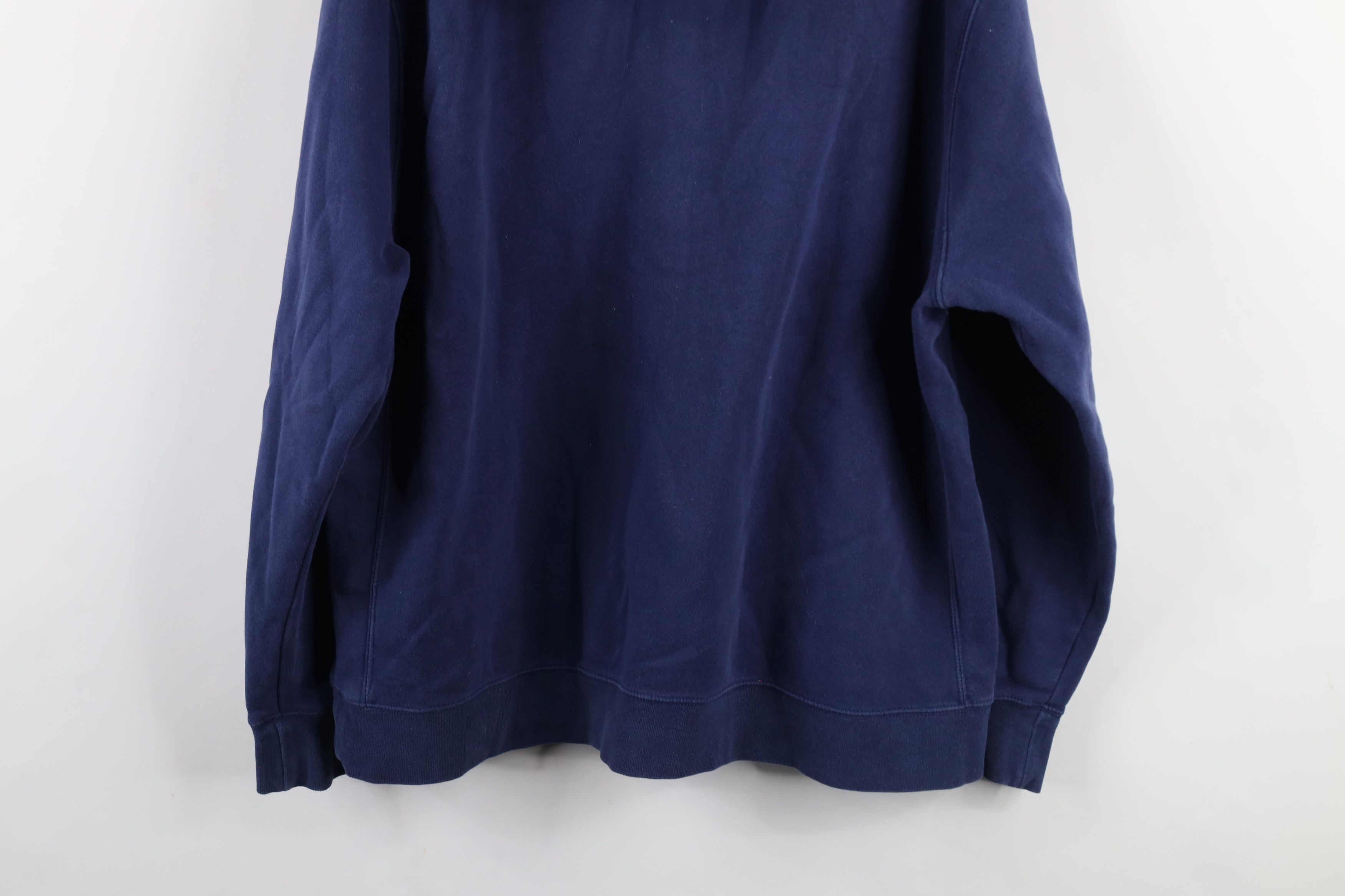 Nike × Vintage Vintage Y2K Nike Scott Mini Swoosh Hoodie Sweatshirt Blue Size US XL / EU 56 / 4 - 12 Thumbnail