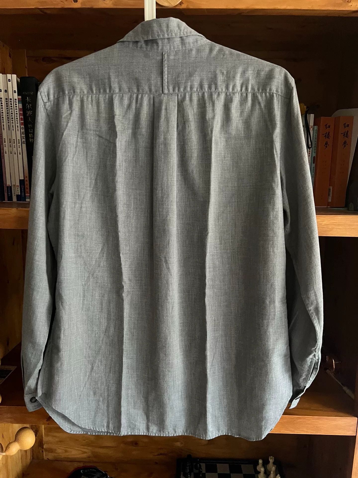 Margaret Howell Margaret Howell Gray Horn Button Work Shirt Size US M / EU 48-50 / 2 - 7 Thumbnail