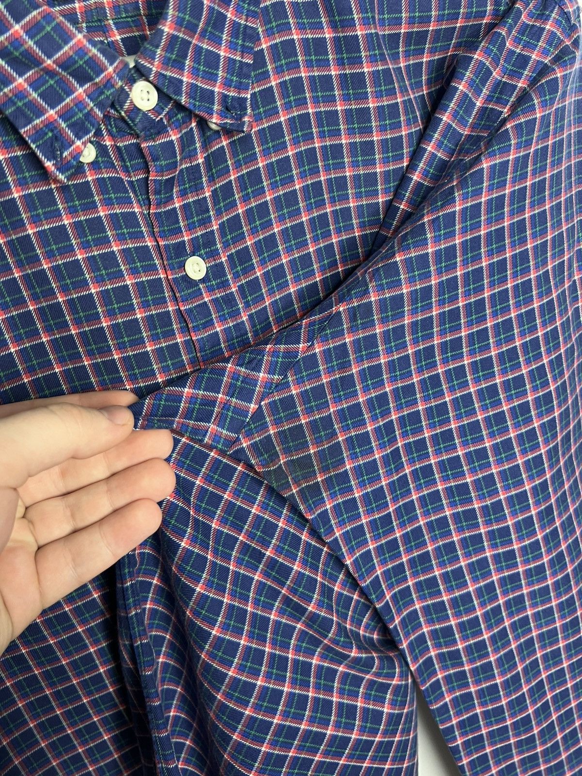 Polo Ralph Lauren Vintage Polo Ralph Lauren Plaid Shirt Long Sleeve Size US XL / EU 56 / 4 - 7 Thumbnail