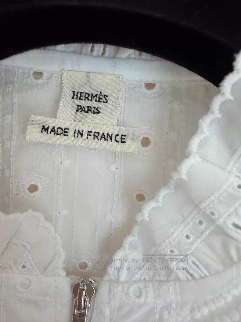 Hermes Hermes Heavy Embroidered Waist-cinching Vest Size XXS / US 00 / IT 34 - 2 Thumbnail