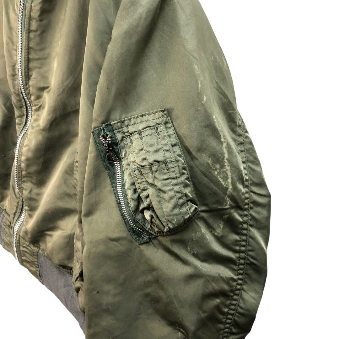 Alpha Industries Vintage ALPHA Made In Usa USAF MA-1 Bomber Jacket #4878-37 Size US L / EU 52-54 / 3 - 11 Thumbnail