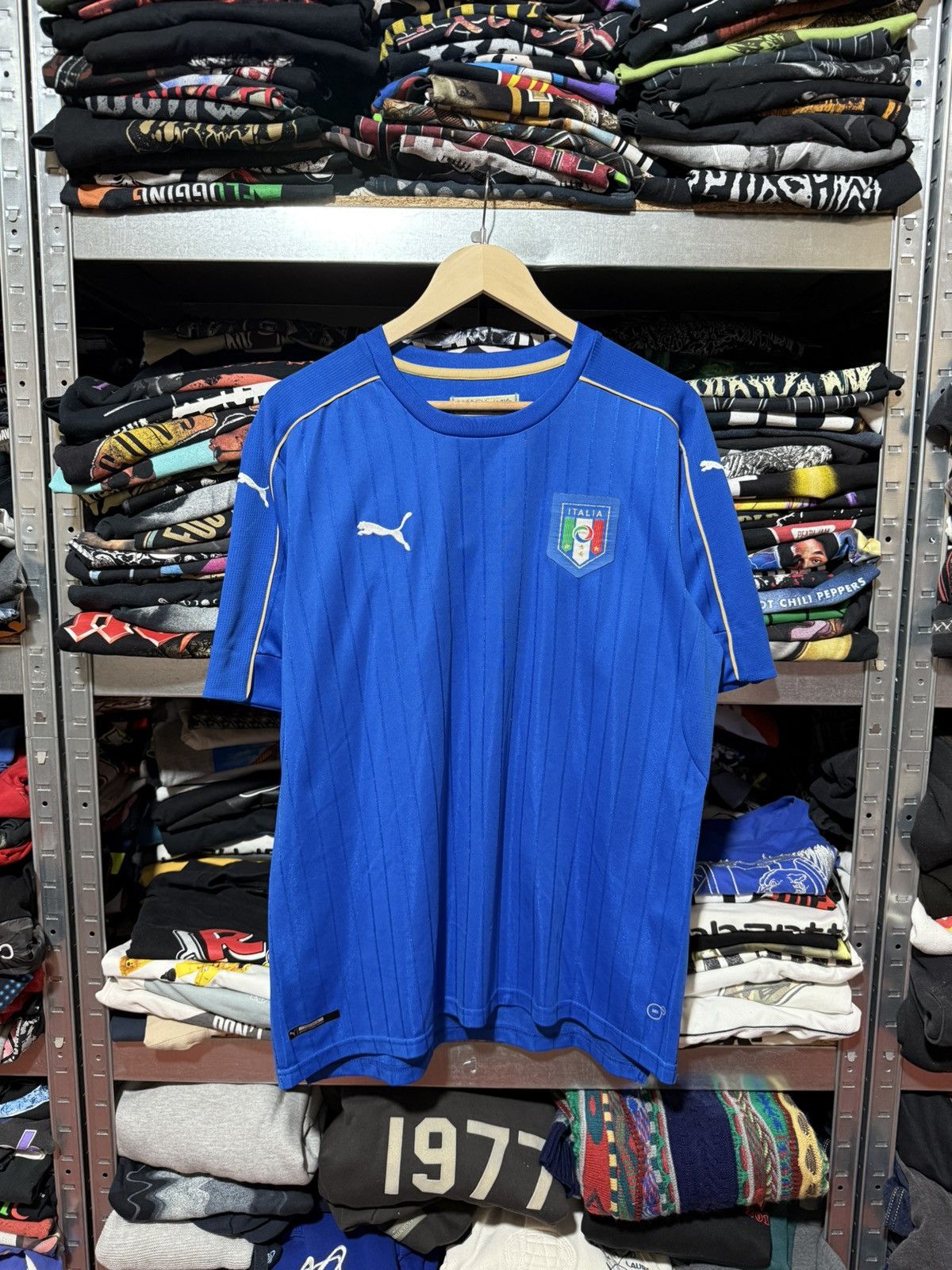 Puma Vintage Puma Italy 2016 Home Football Soccer Jersey Size US XL / EU 56 / 4 - 1 Thumbnail