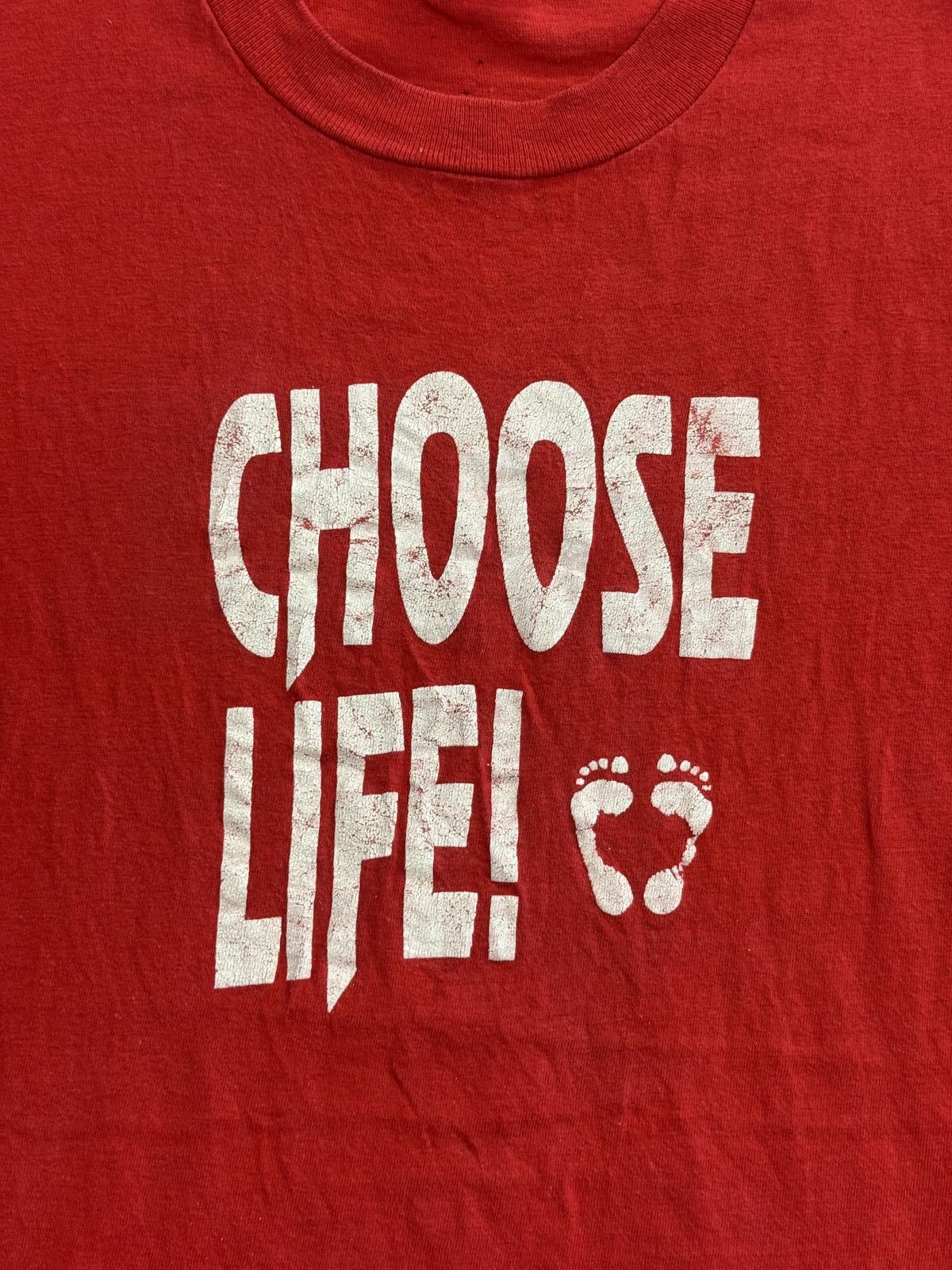 Designer Vintage Choose Life Walk For Life T-shirt 1988 Chick-fila-A Size US L / EU 52-54 / 3 - 5 Thumbnail