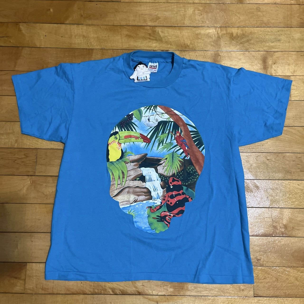 Vintage Vintage 1993 Grateful Dead Spring Rock Tour Paradise T-Shirt Size US XL / EU 56 / 4 - 2 Thumbnail