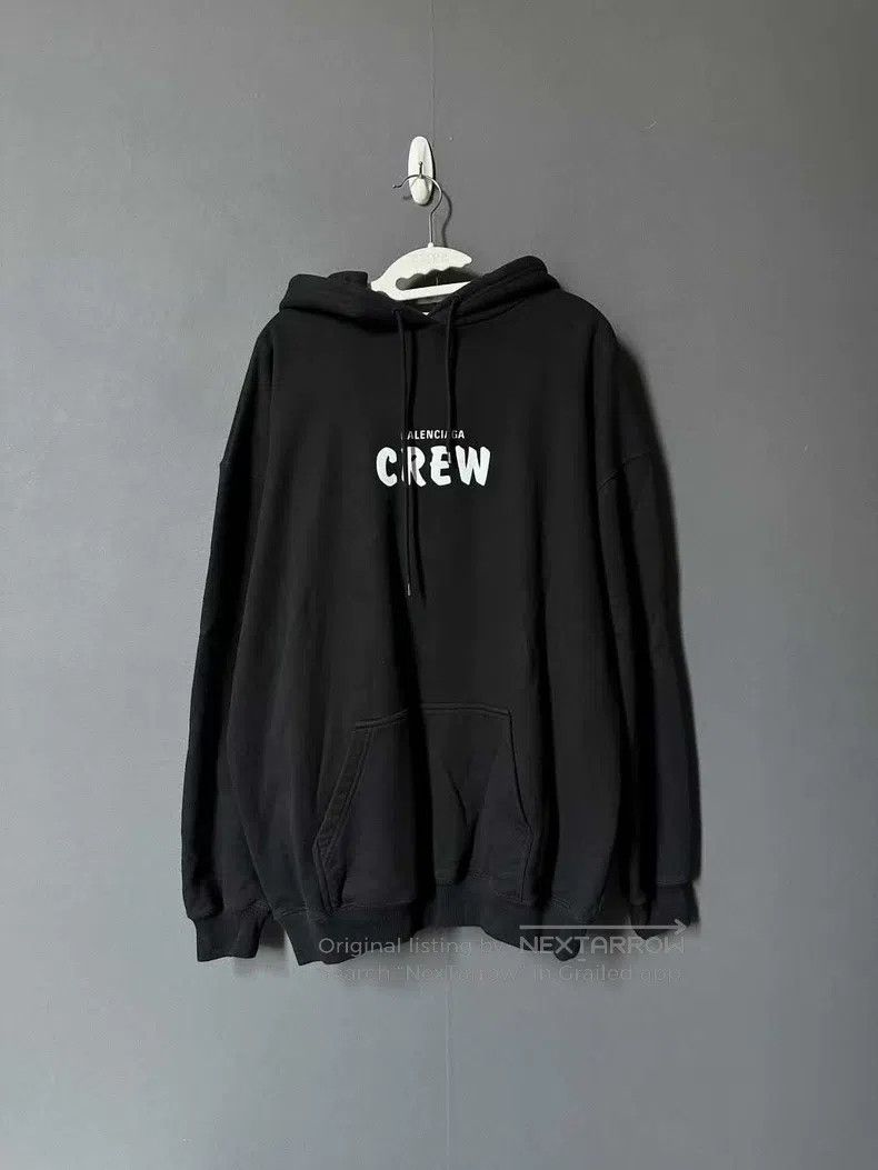 Balenciaga Balenciaga Black Crew Hoodie Size US XS / EU 42 / 0 - 1 Thumbnail