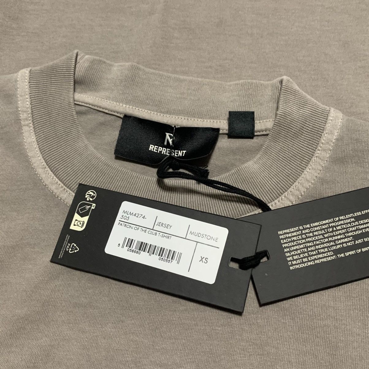 Represent Clo. Represent XS Patron Of The Club Mudstone Tee Size US XS / EU 42 / 0 - 4 Thumbnail