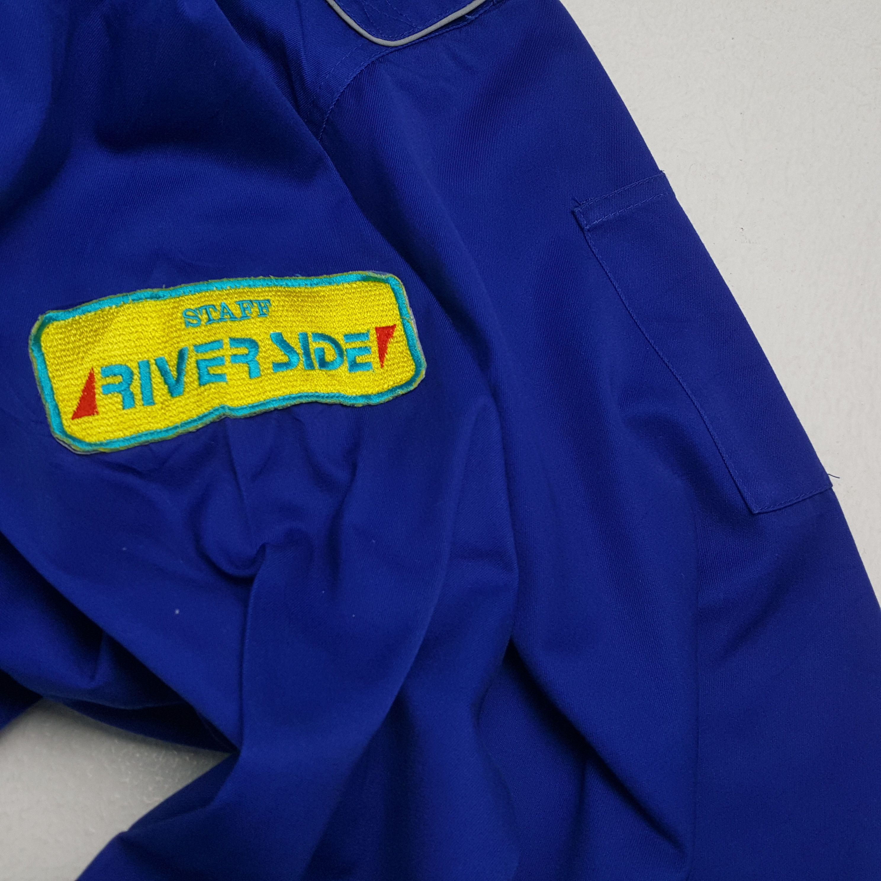 Vintage Vintage RIVER SIDE STAFF Japanese Company Coverall Jacket Size US L / EU 52-54 / 3 - 11 Thumbnail