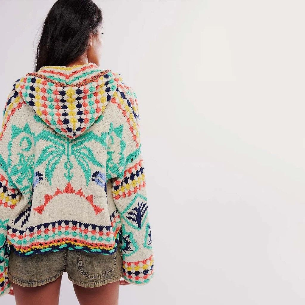 Free People Free People Baja Baby Cardi Slouchy Knit Cardigan XL Size XL / US 12-14 / IT 48-50 - 4 Thumbnail